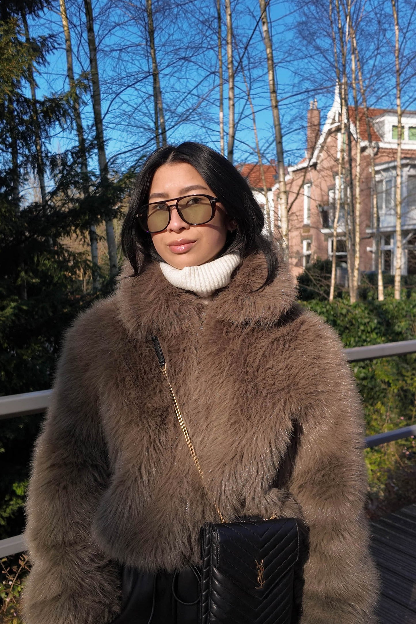 The Frankie Shop Faux Fur Coat