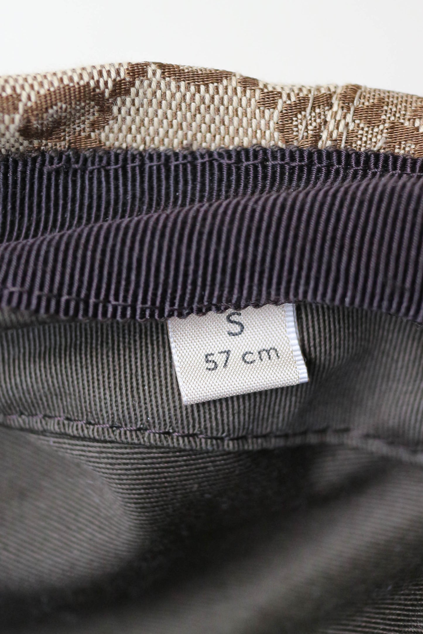 Gucci Monogram Canvas Flat Cap