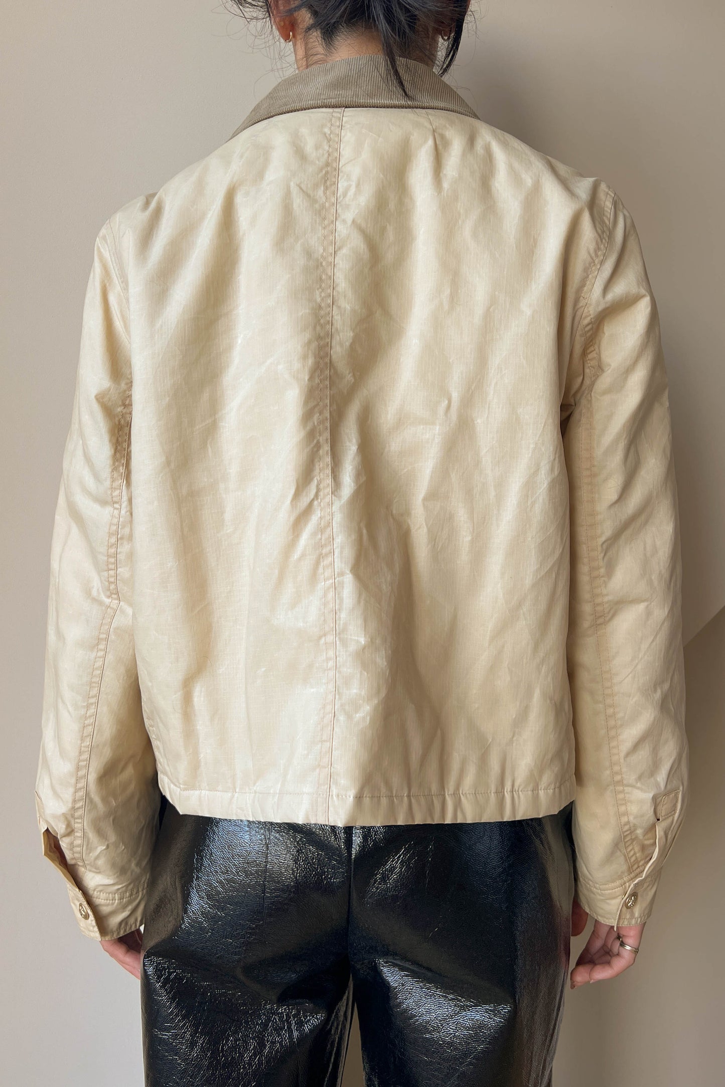 J.Crew Coated Barn Jacket Beige