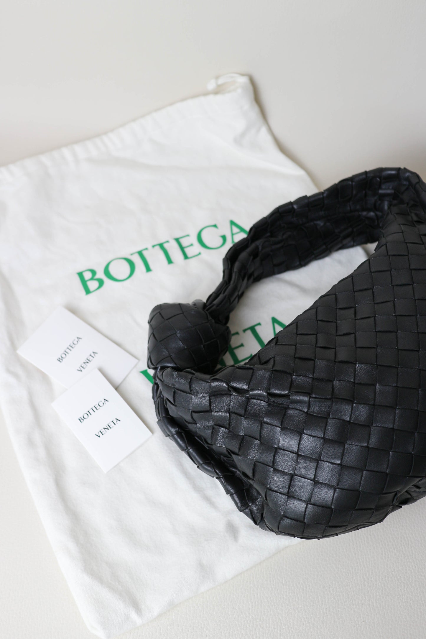 Bottega Veneta Teen Jodie Bag Black