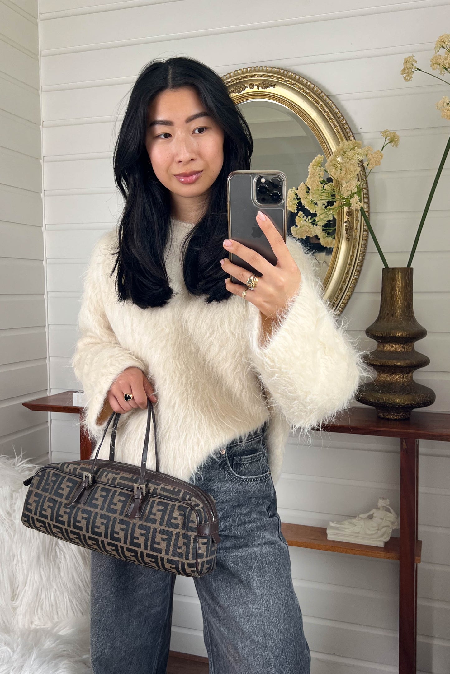 Fendi Vintage Zucca Handbag