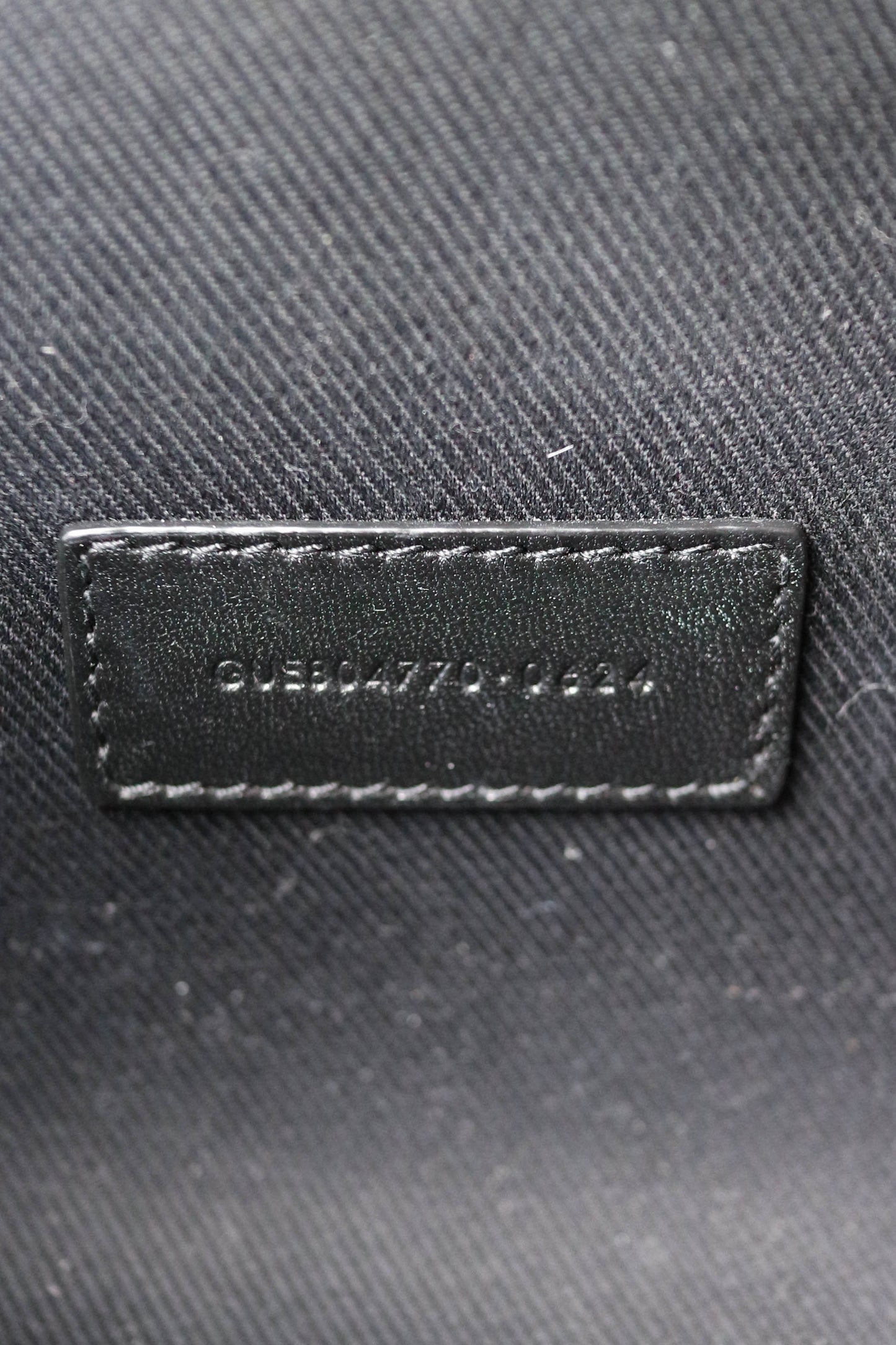 Saint Laurent Monogram Toiletry Pouch Brown