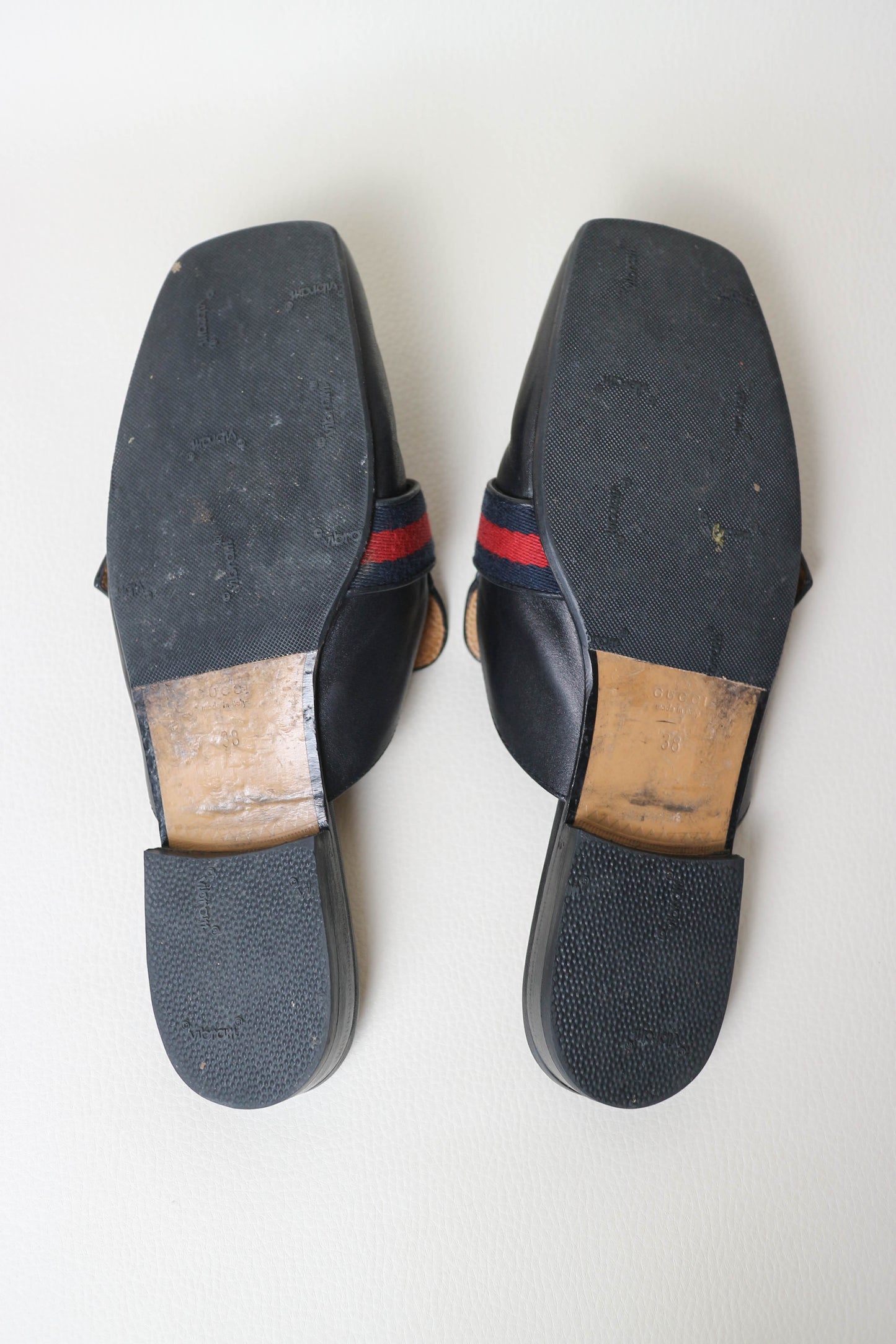 Gucci Marmont Leather Mules