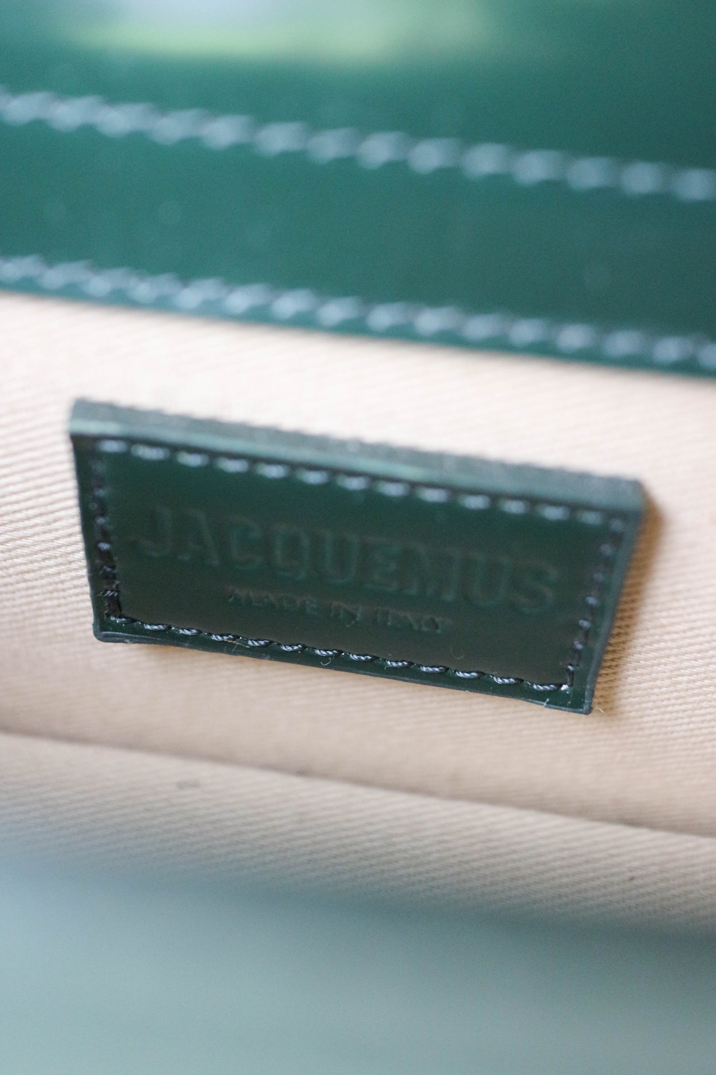 Jacquemus Mini Bambino Bag Green