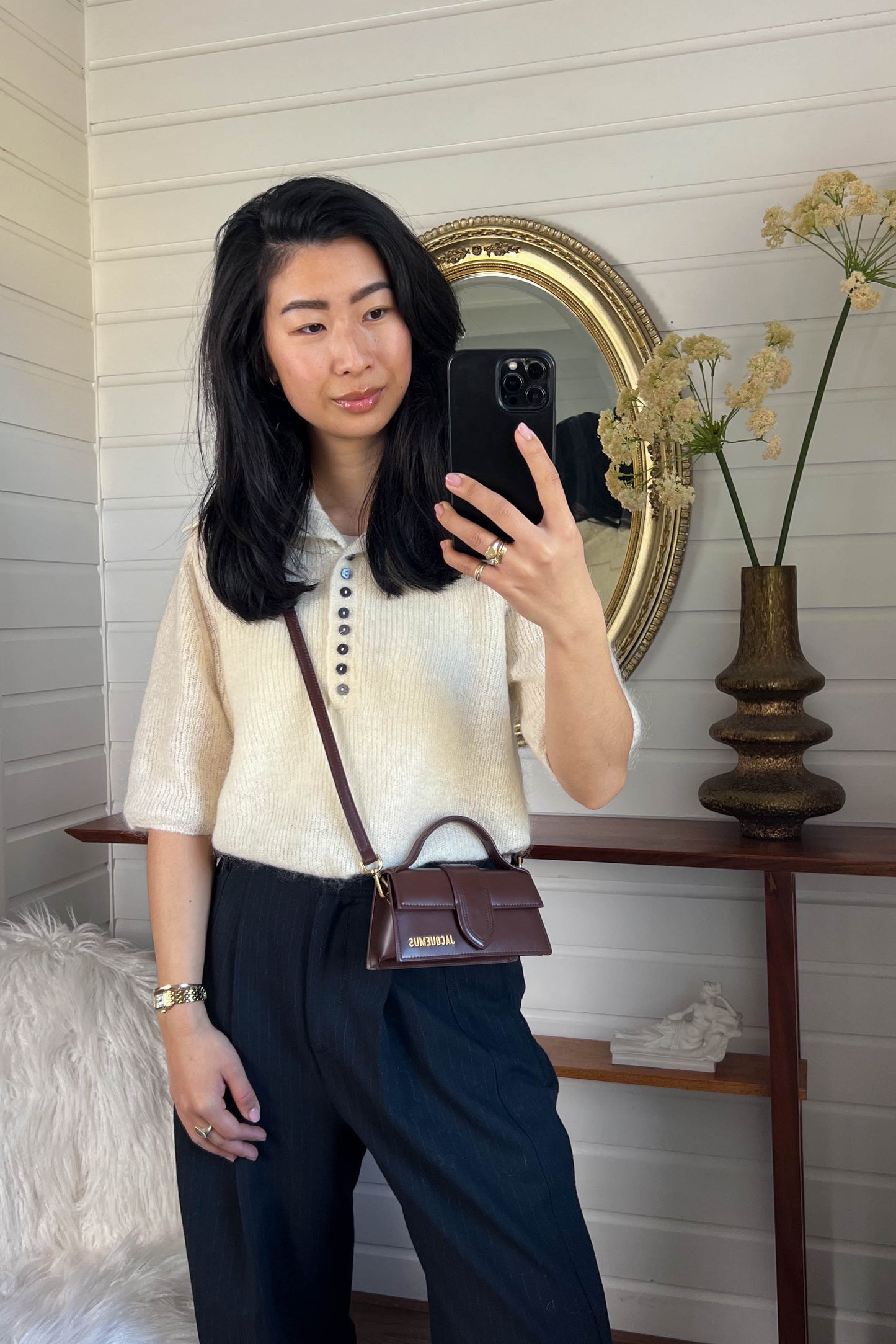 Jacquemus Mini Bambino Bag Brown