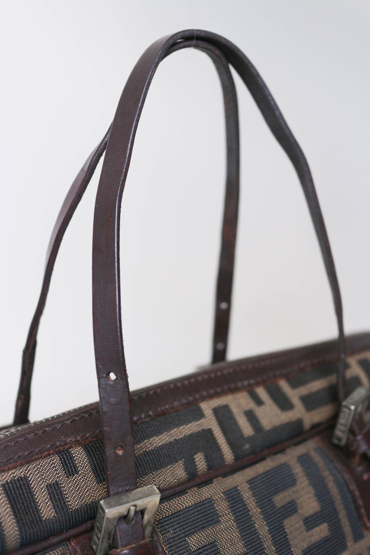 Fendi Vintage Zucca Handbag