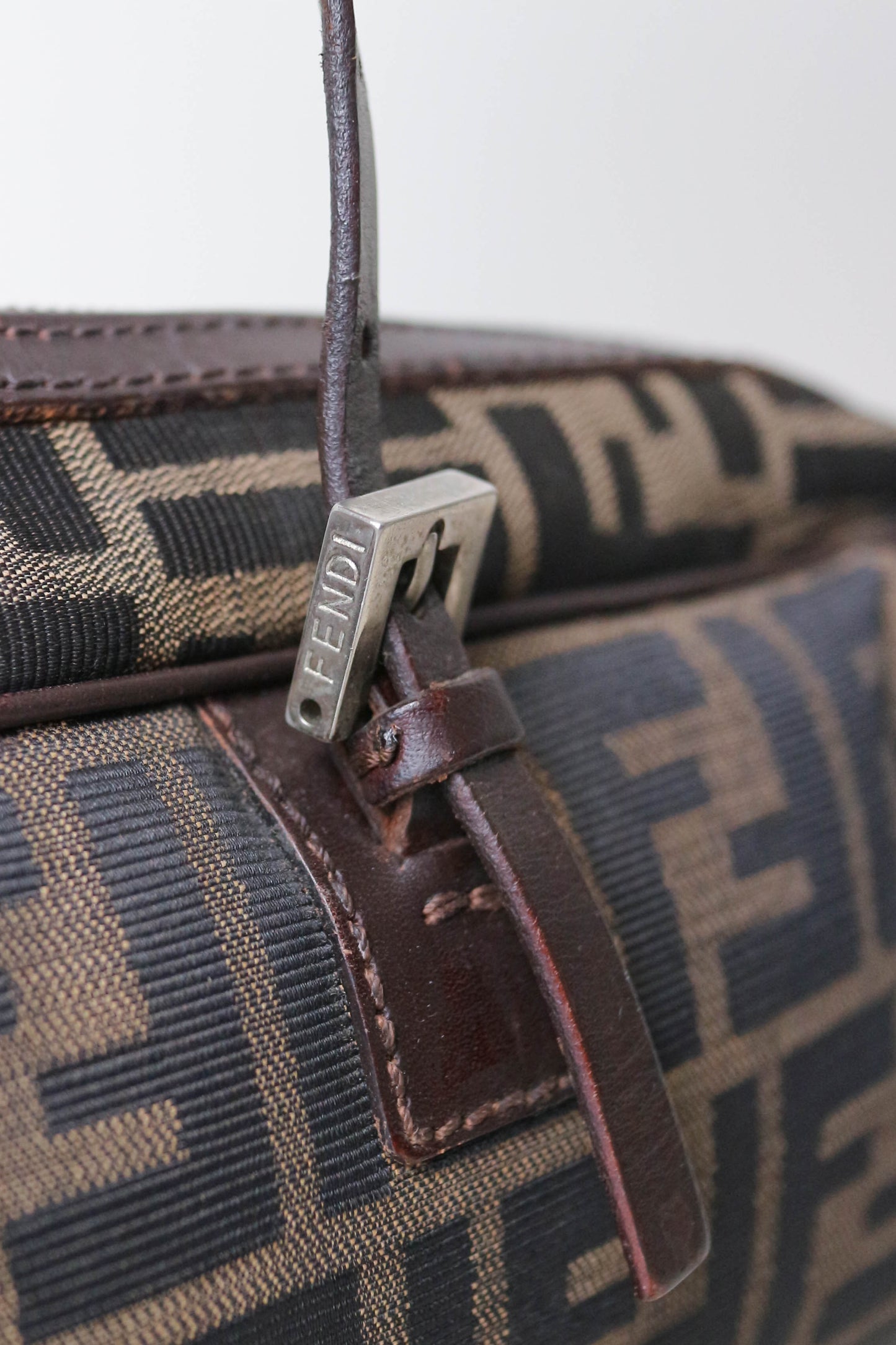 Fendi Vintage Zucca Handbag