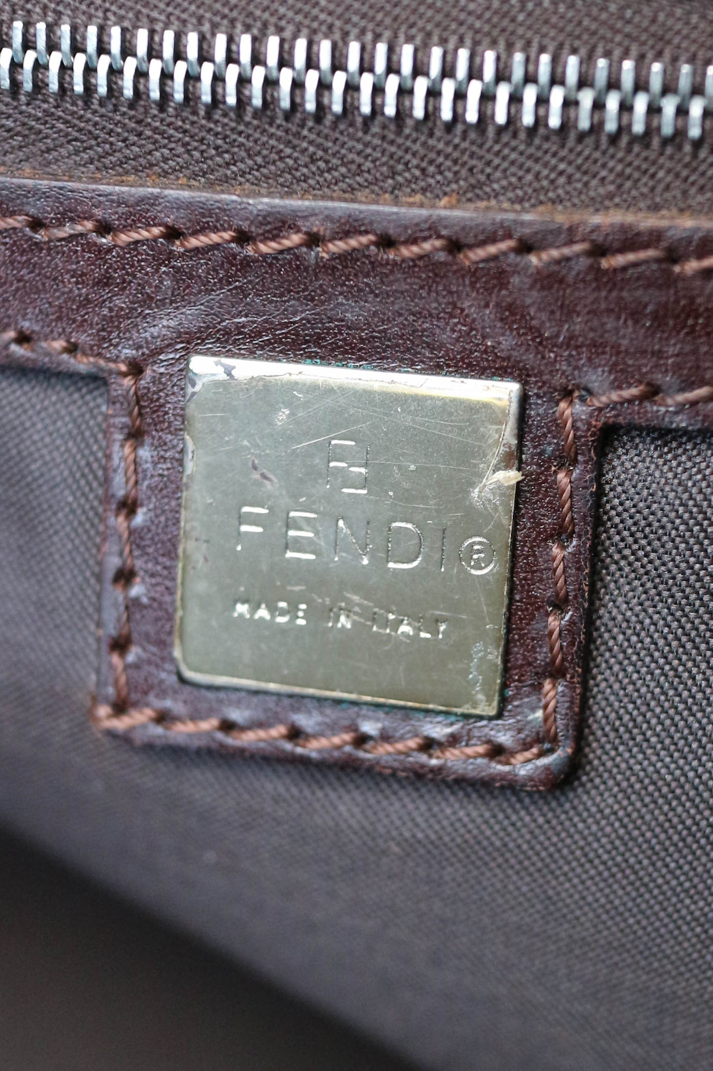 Fendi Vintage Zucca Handbag