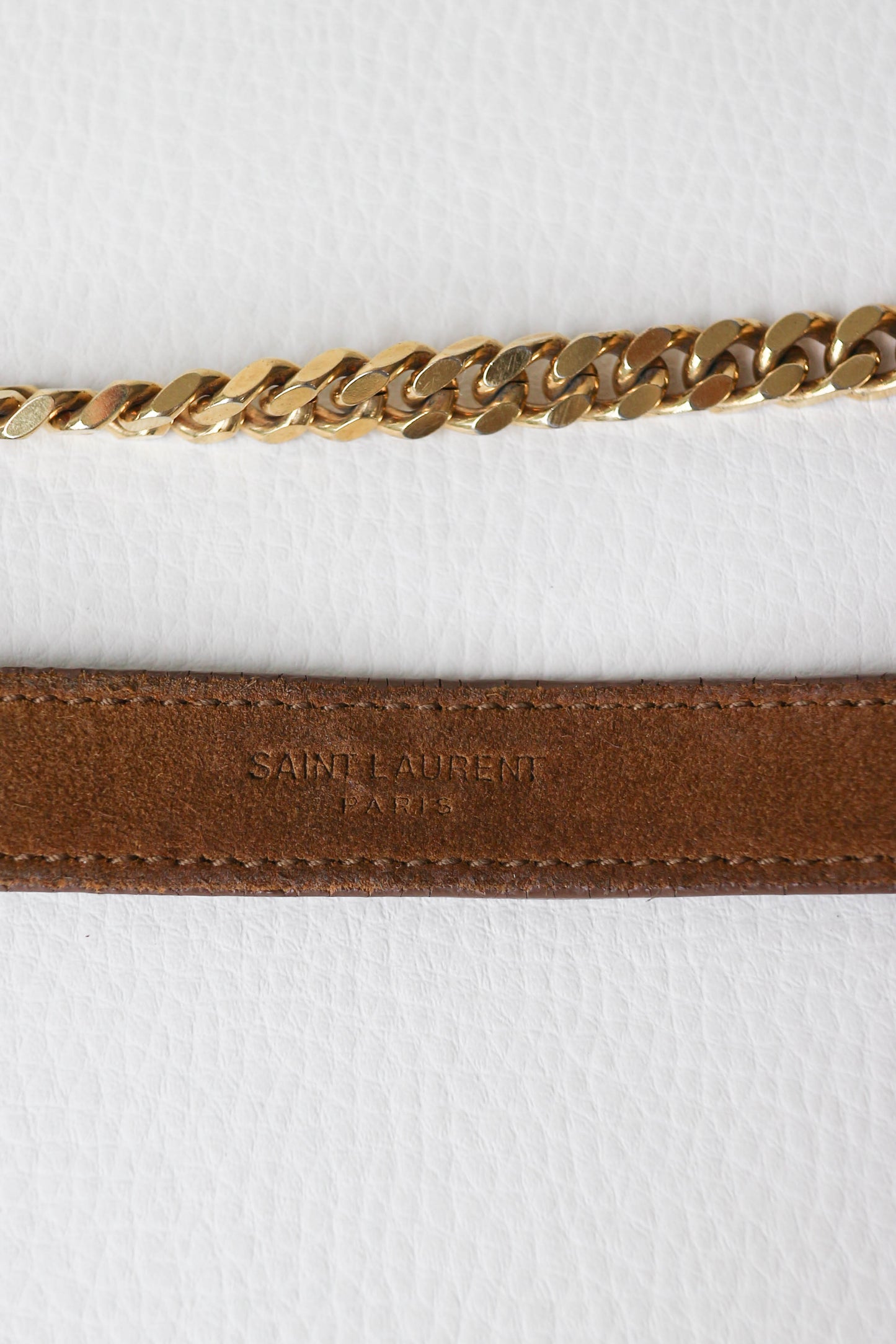 Saint Laurent Suede Fringe Shoulder Bag