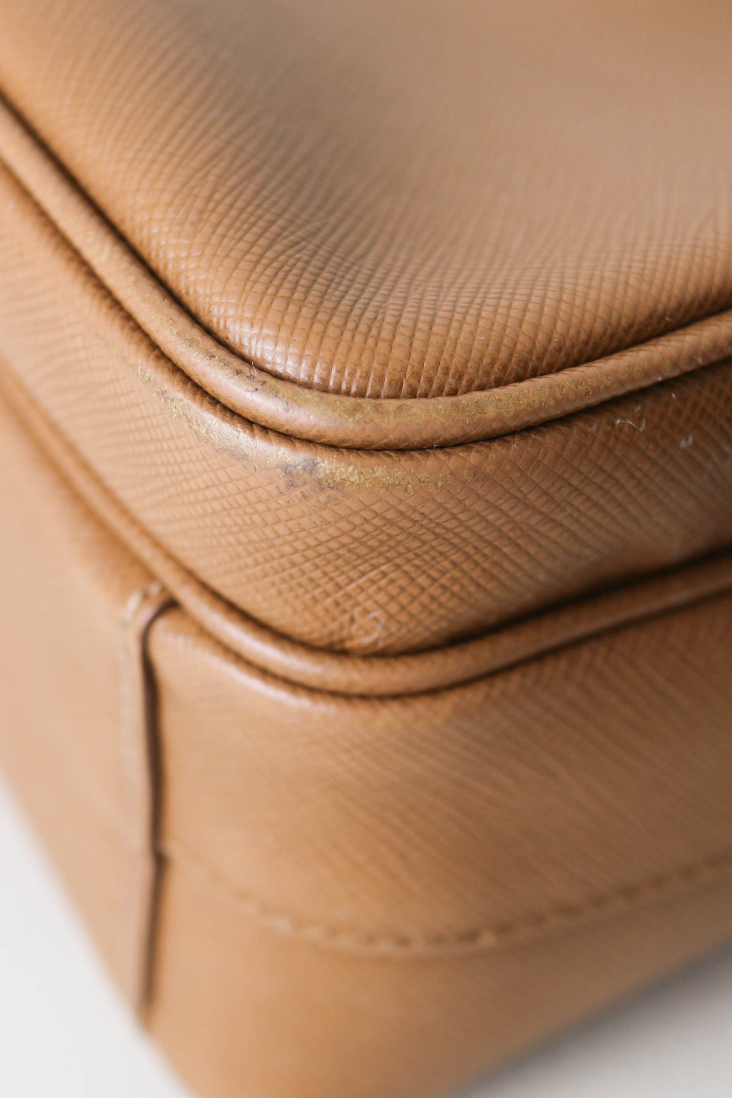 Prada Leather Crossbody Bag Brown