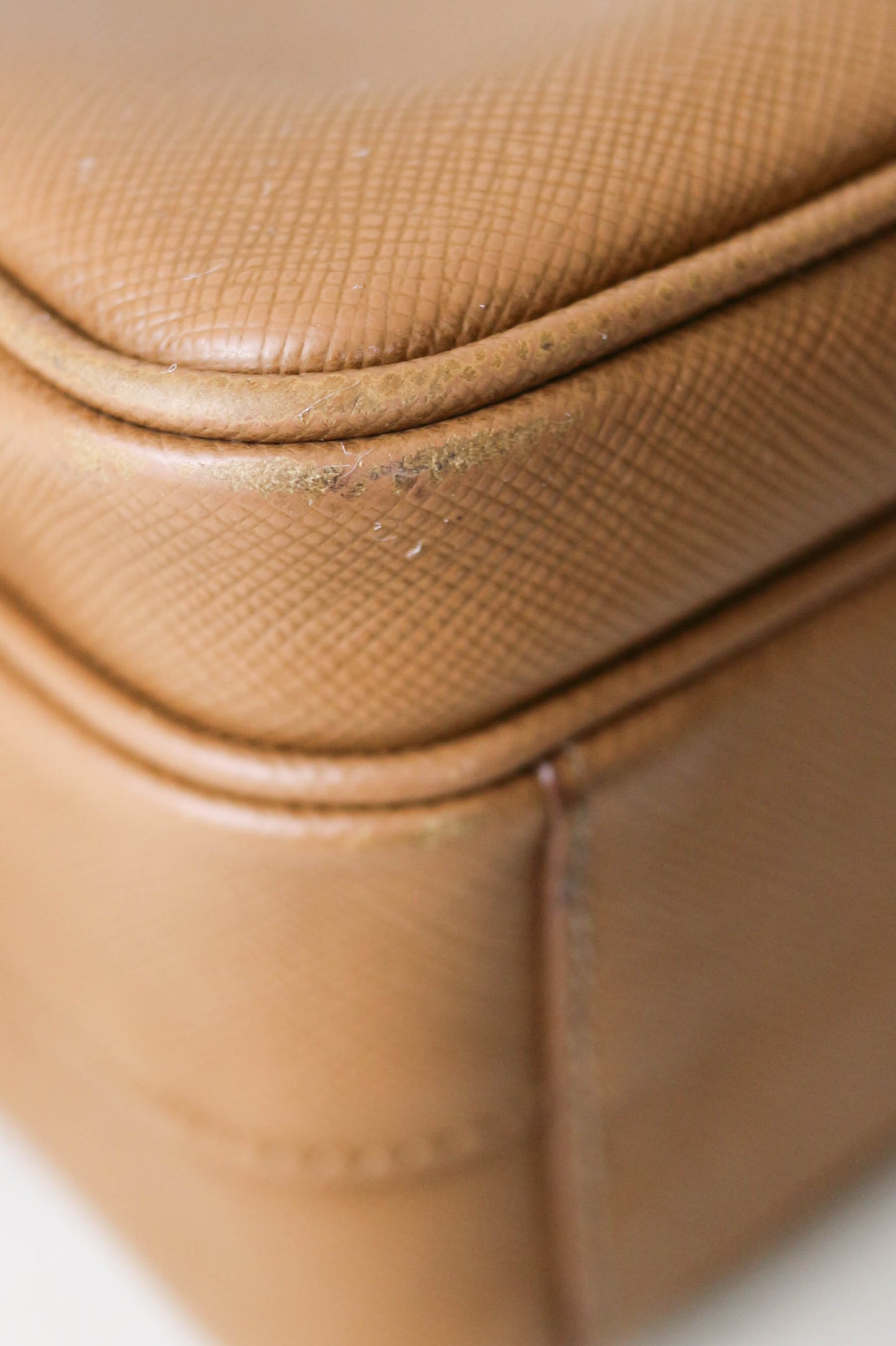 Prada Leather Crossbody Bag Brown