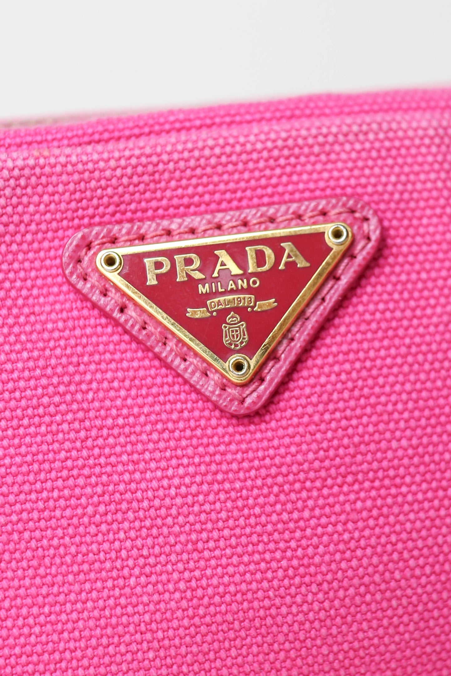 Prada Denim Toiletry Pouch