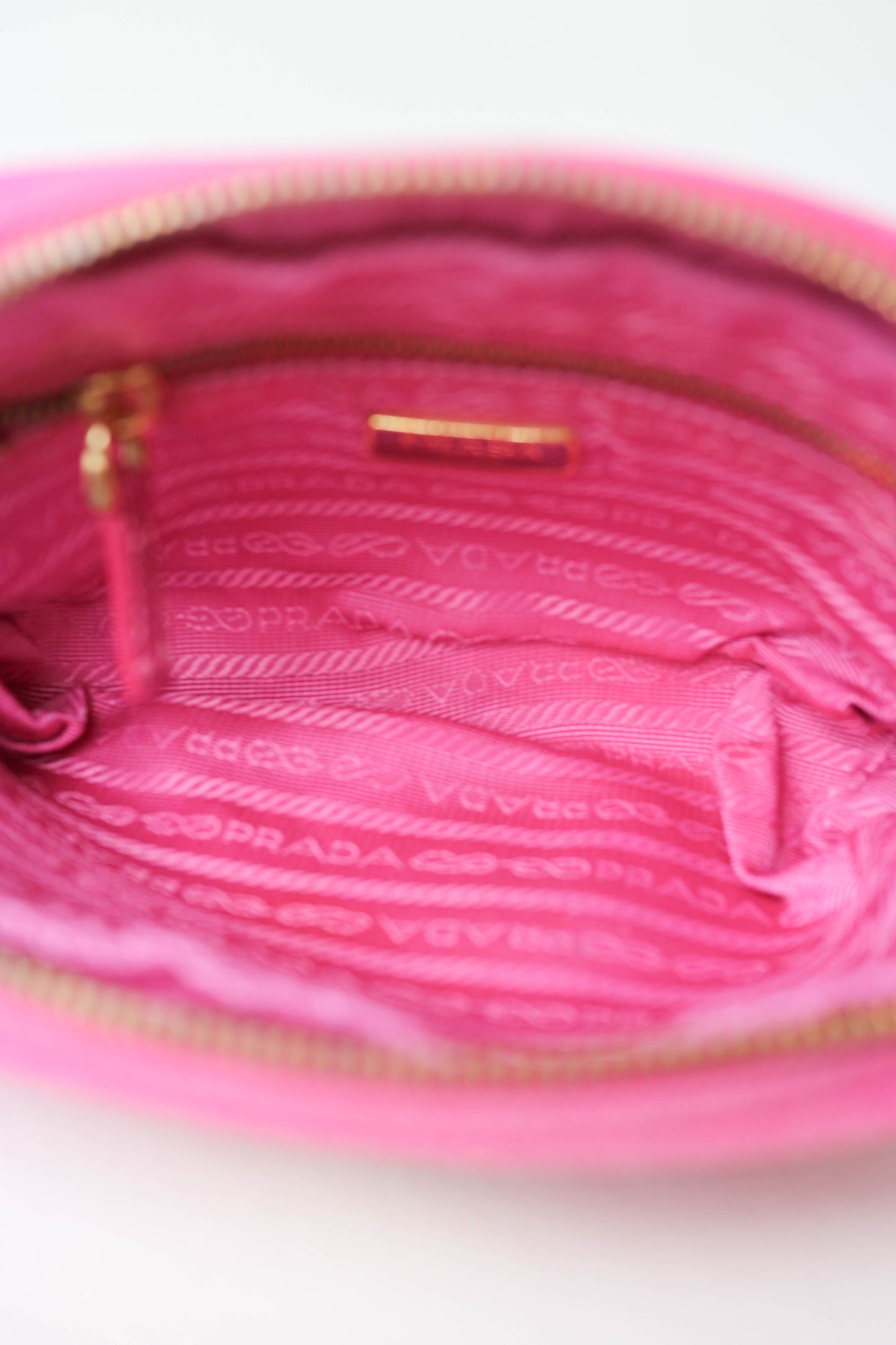 Prada Denim Toiletry Pouch