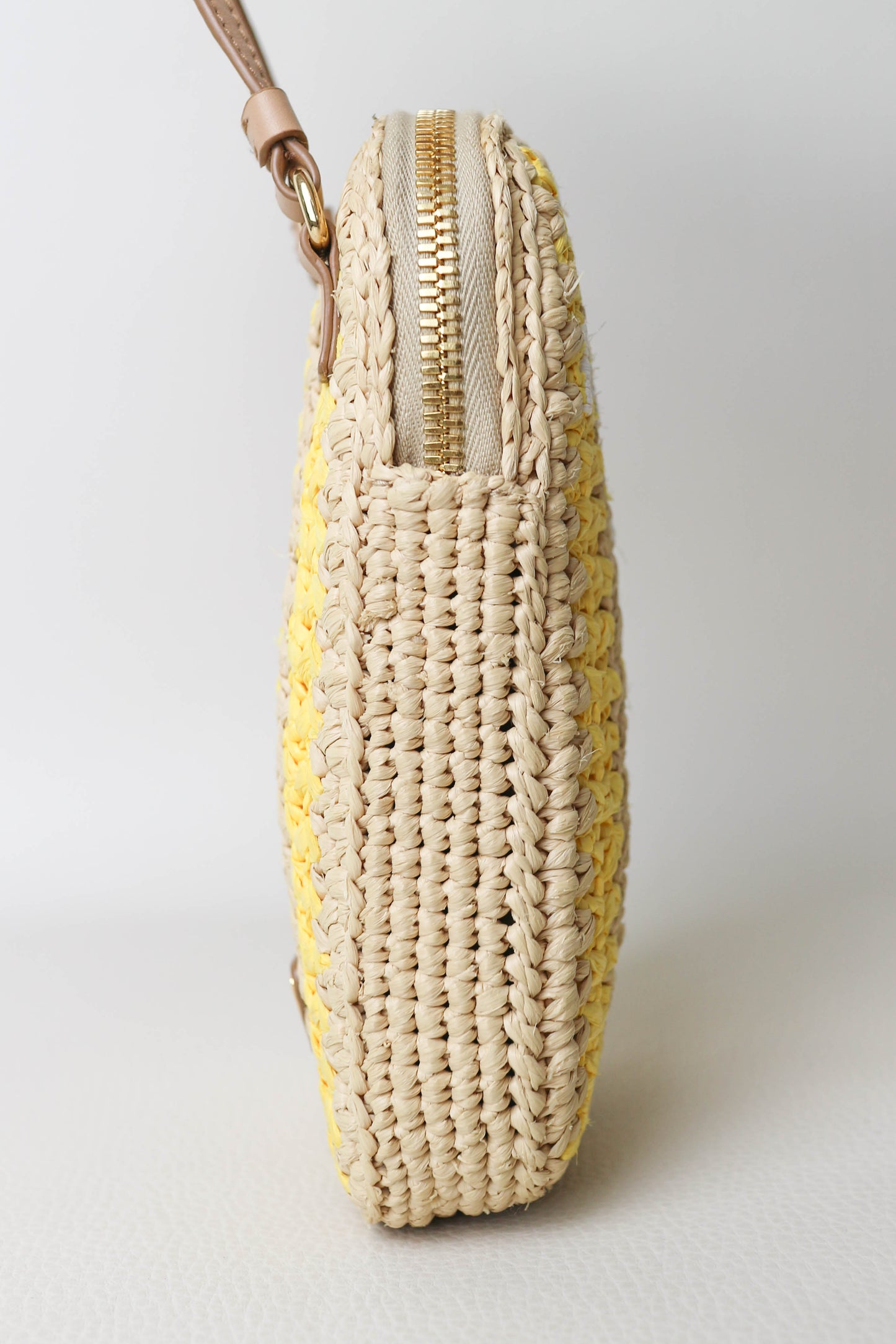 Prada Raffia Phone Pouch Bag