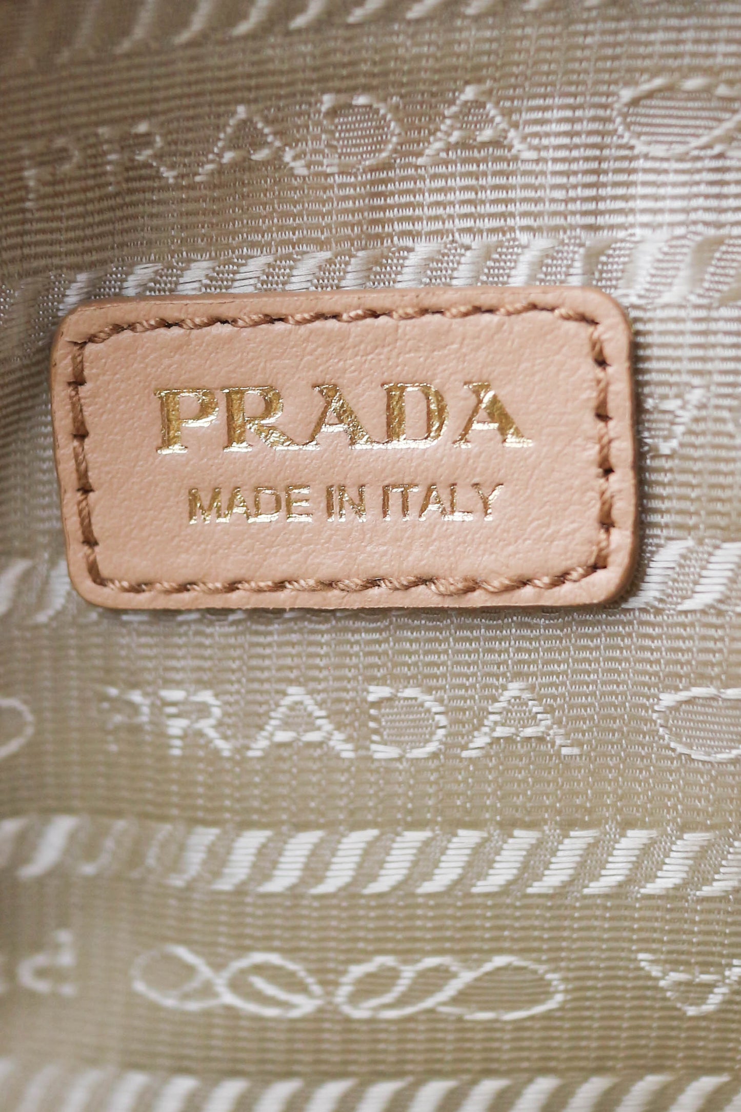 Prada Raffia Phone Pouch Bag