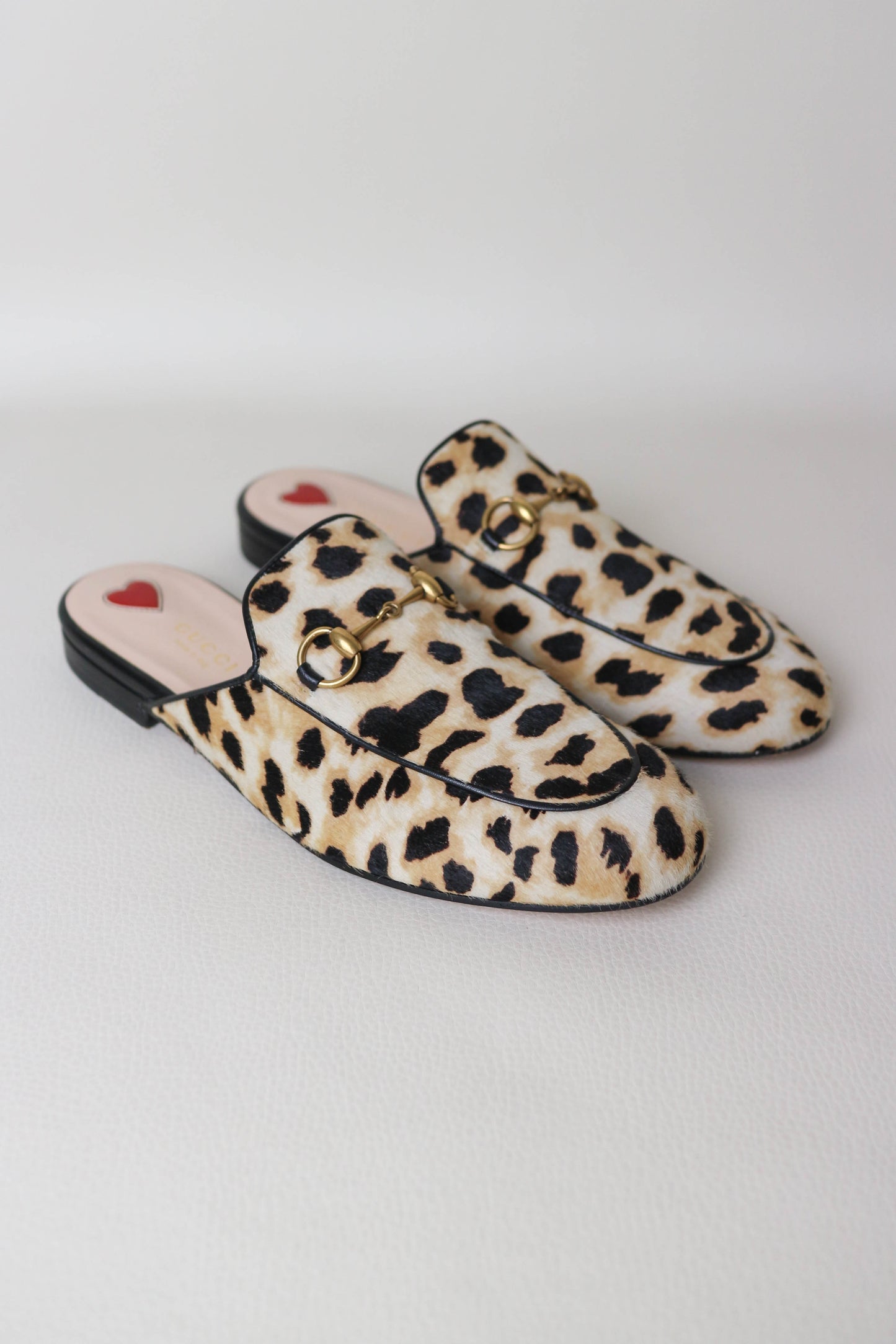 Gucci Princetown Loafers Leopard