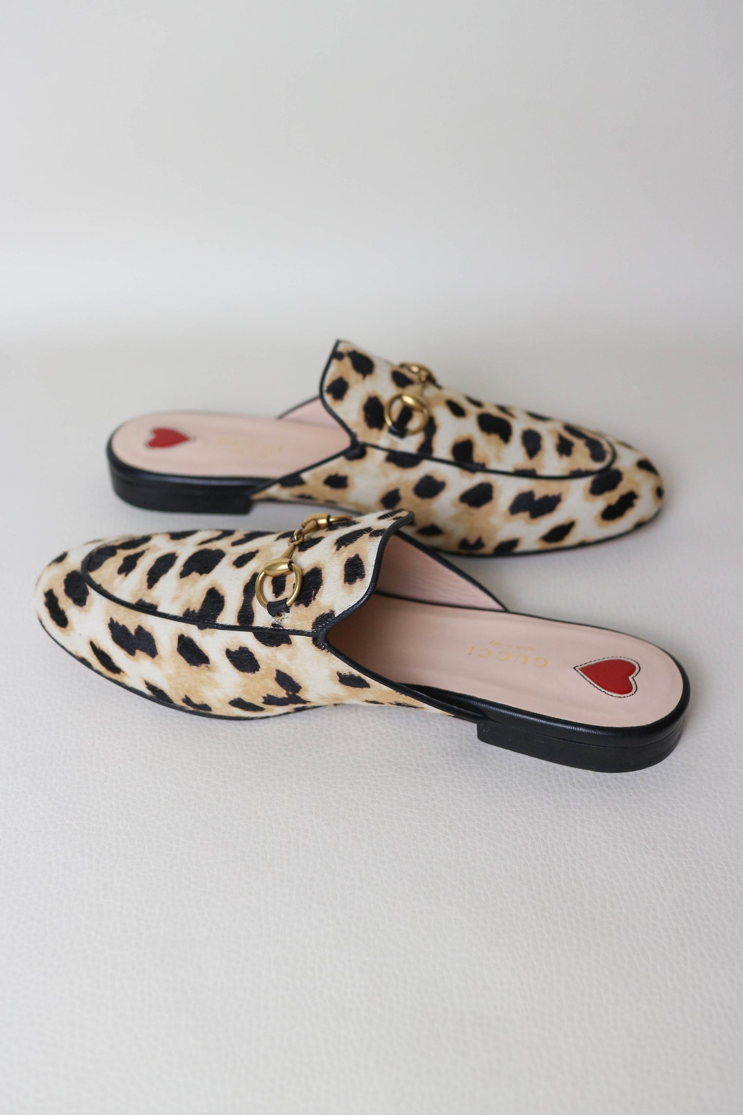 Gucci Princetown Loafers Leopard