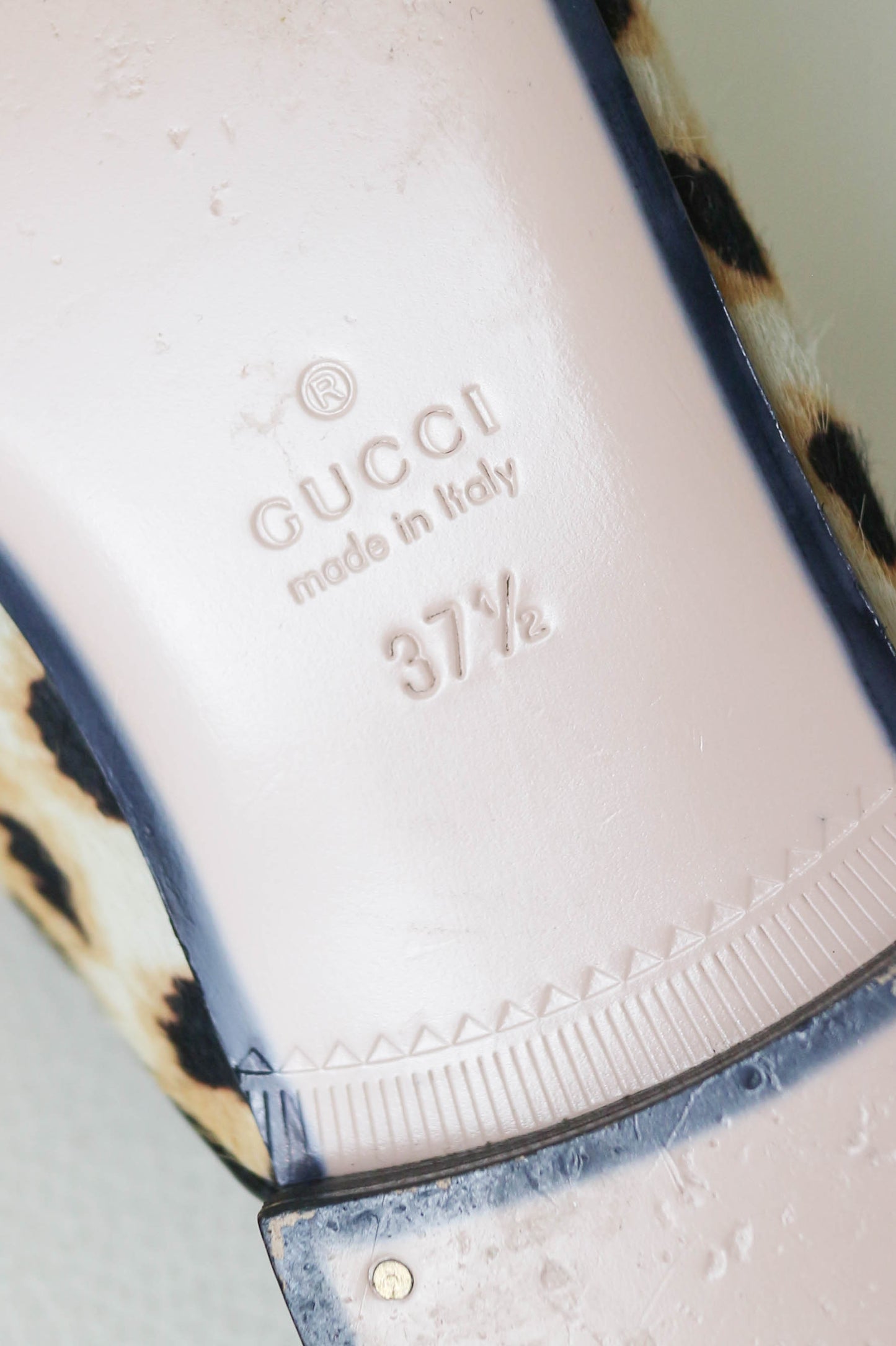 Gucci Princetown Loafers Leopard