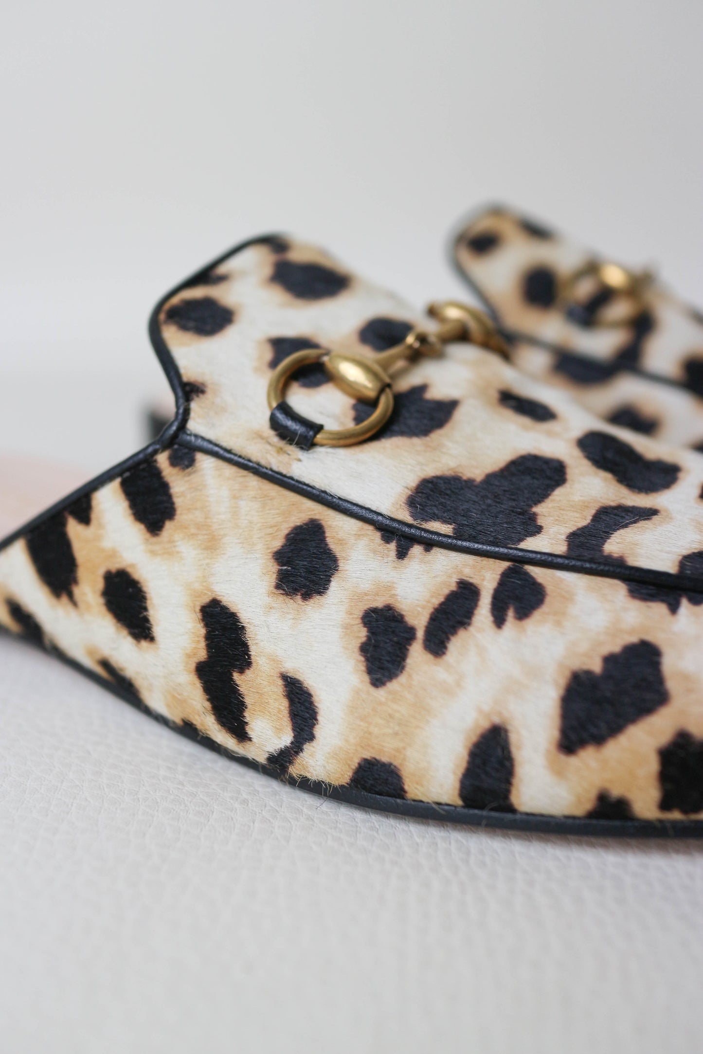 Gucci Princetown Loafers Leopard