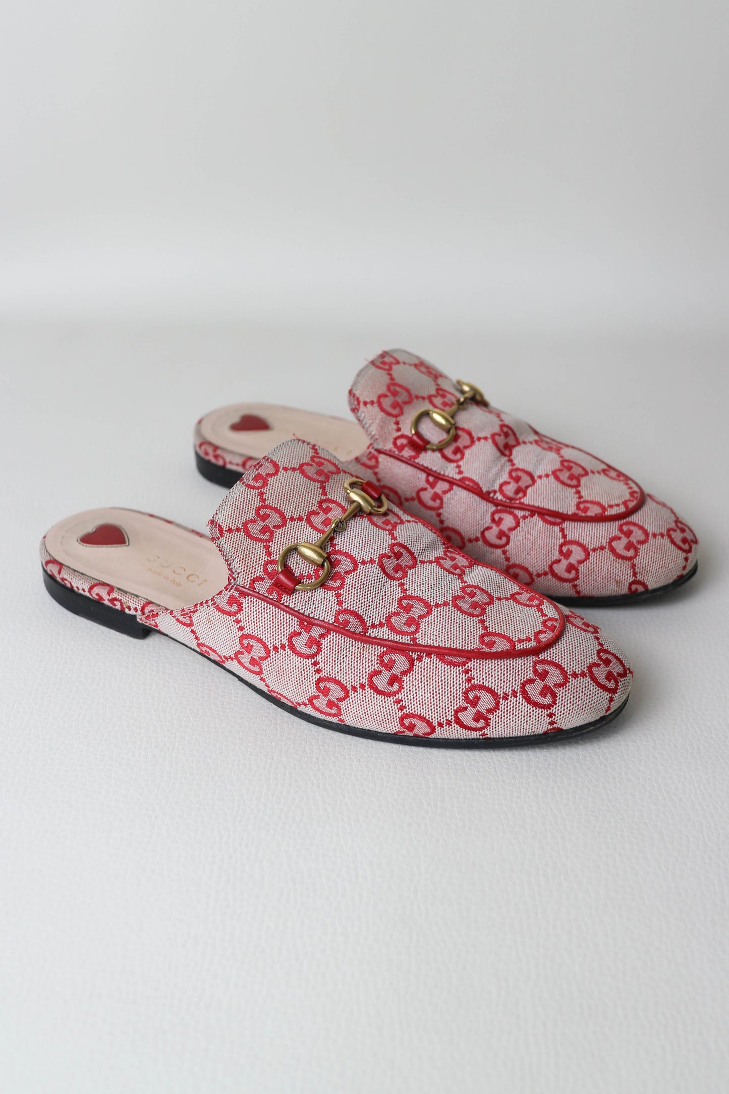 Gucci Princetown Loafers Red