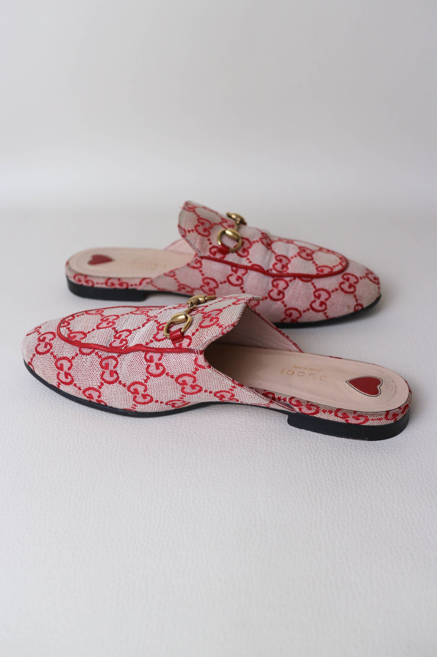 Gucci Princetown Loafers Red