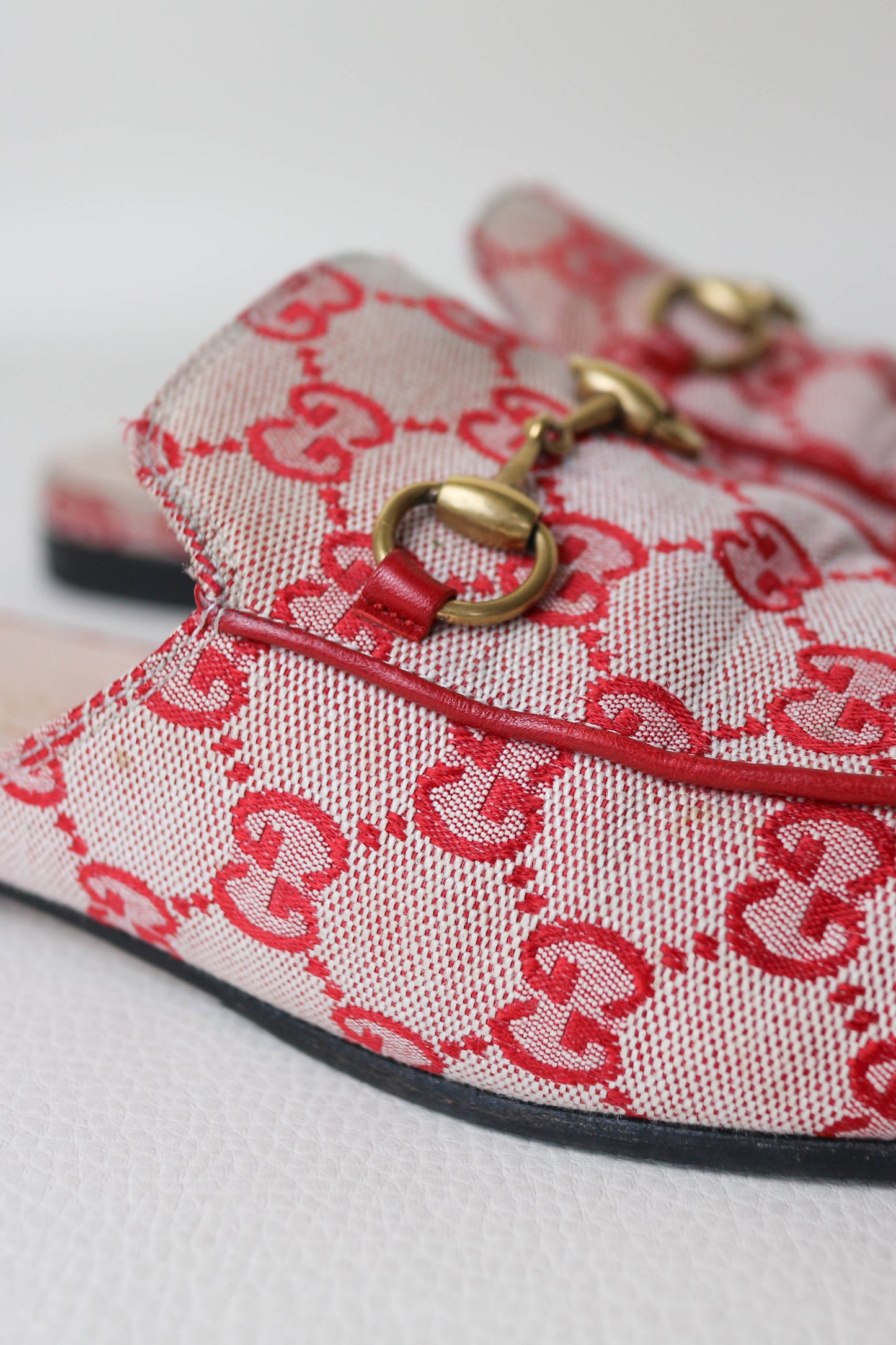 Gucci Princetown Loafers Red