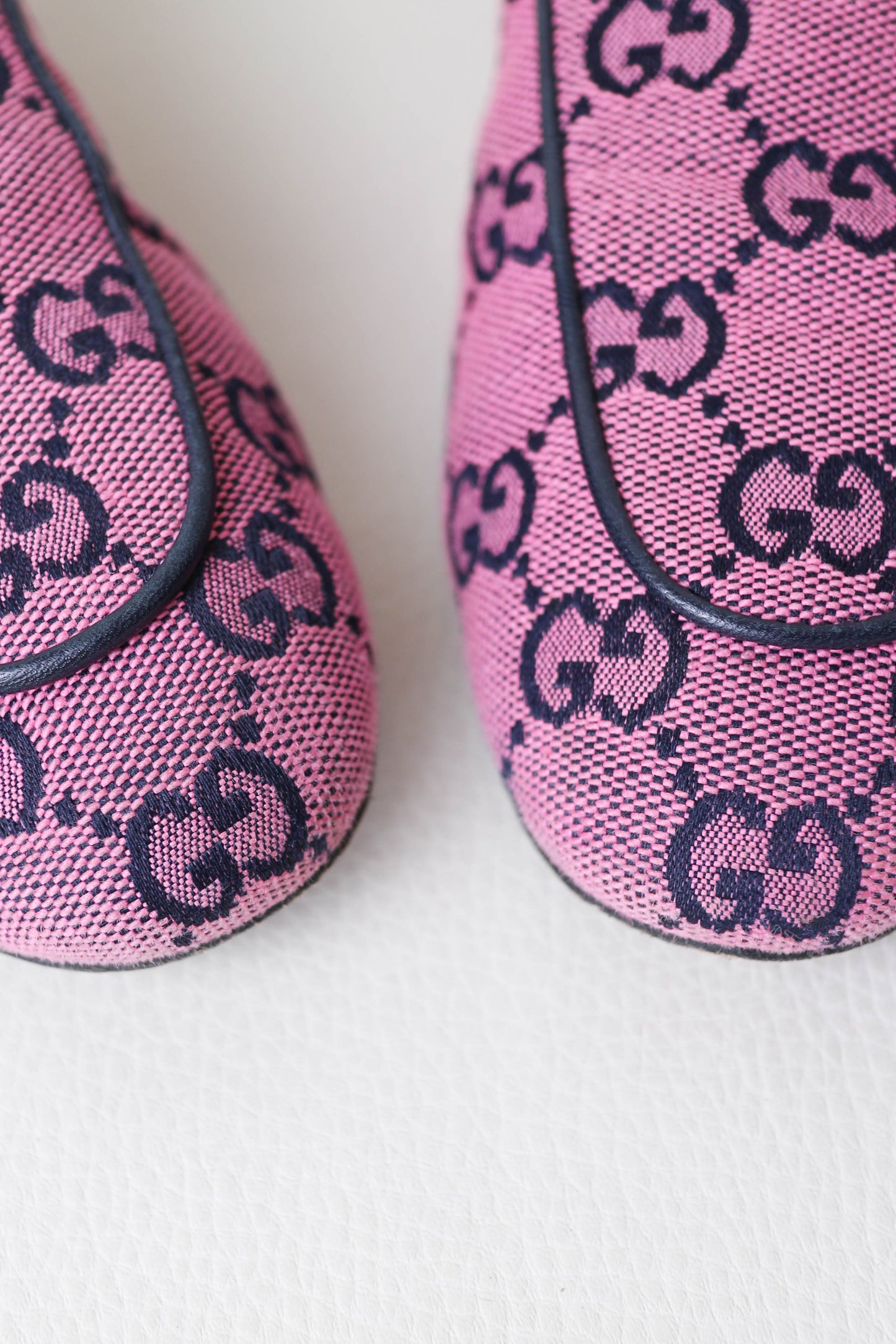 Gucci Princetown Loafers Pink/Navy