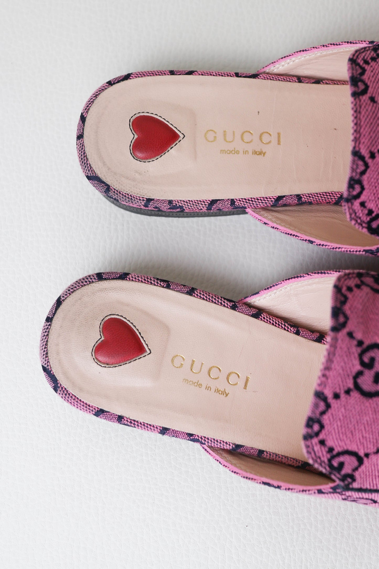 Gucci Princetown Loafers Pink/Navy