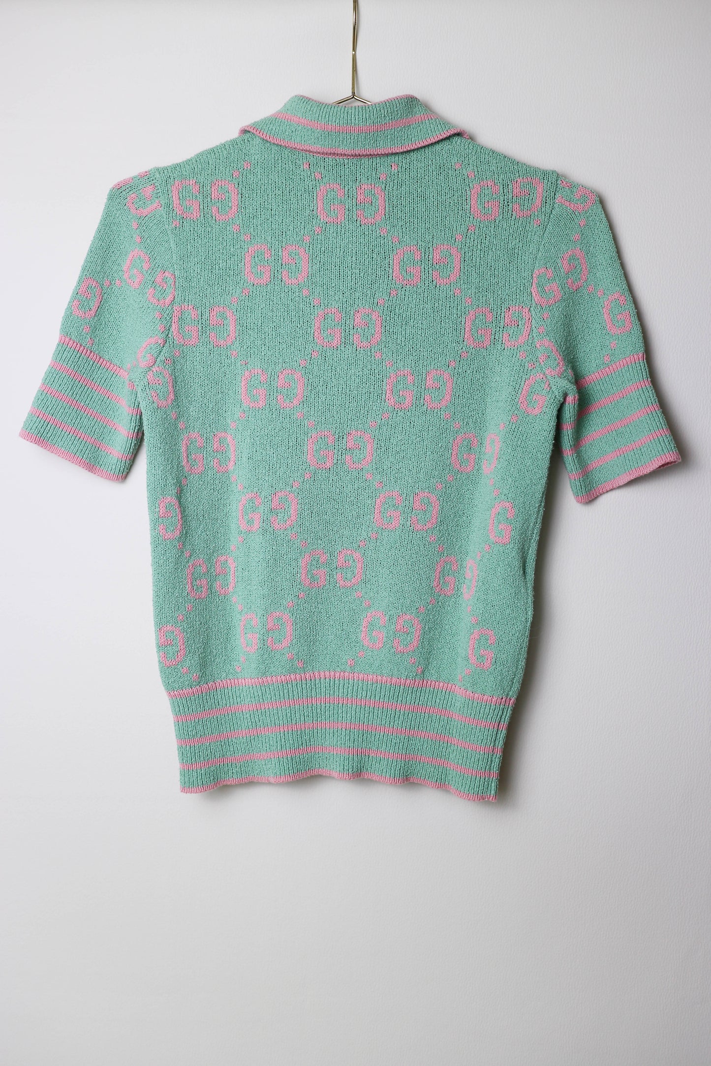 Gucci Logo Top Green/Pink