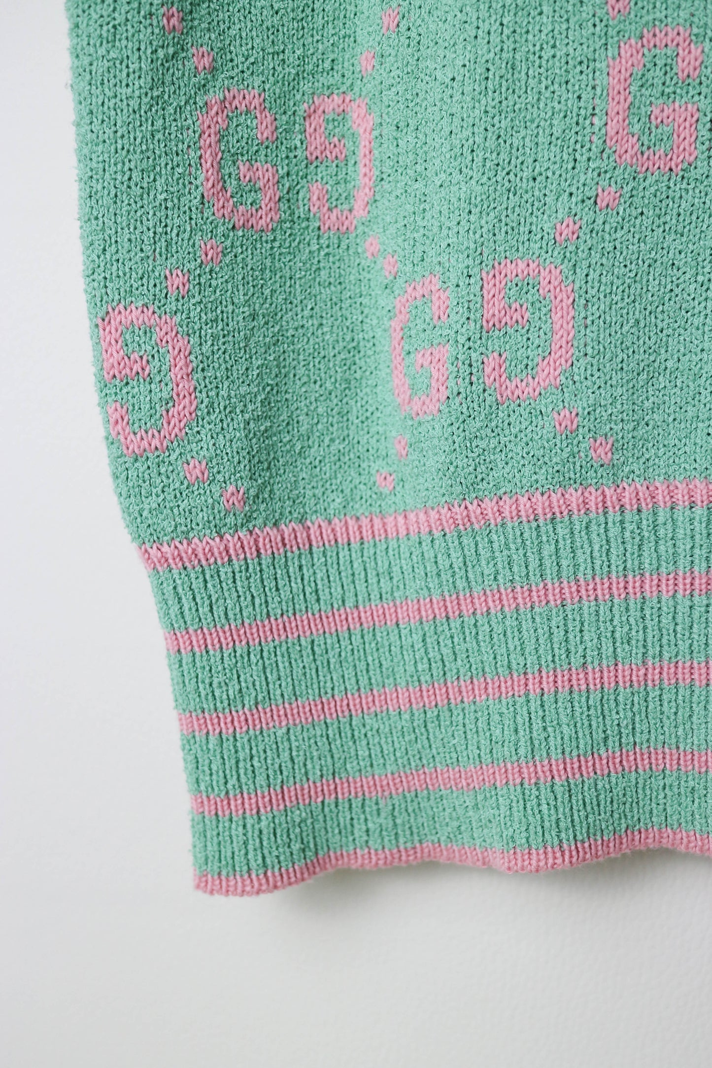 Gucci Logo Top Green/Pink