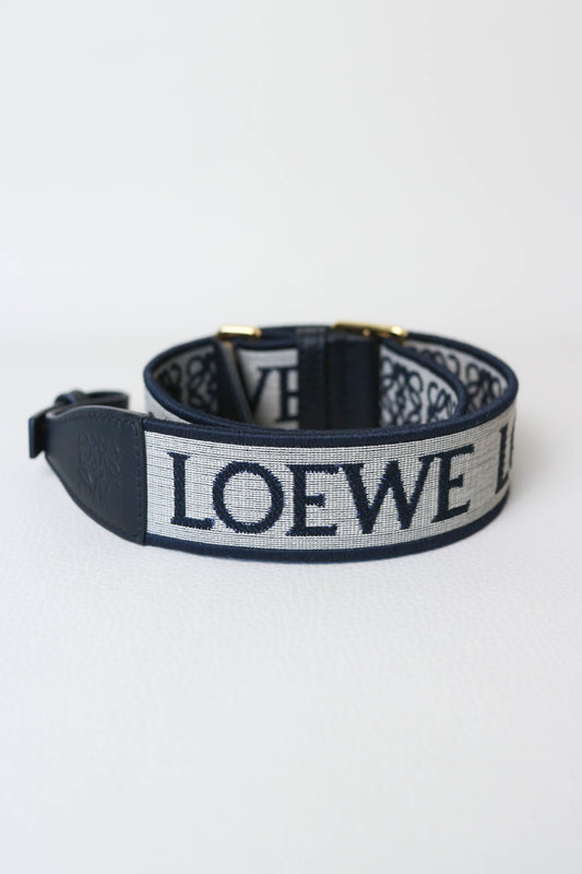 LOEWE Logo Anagram Shoulder Strap Navy/Black