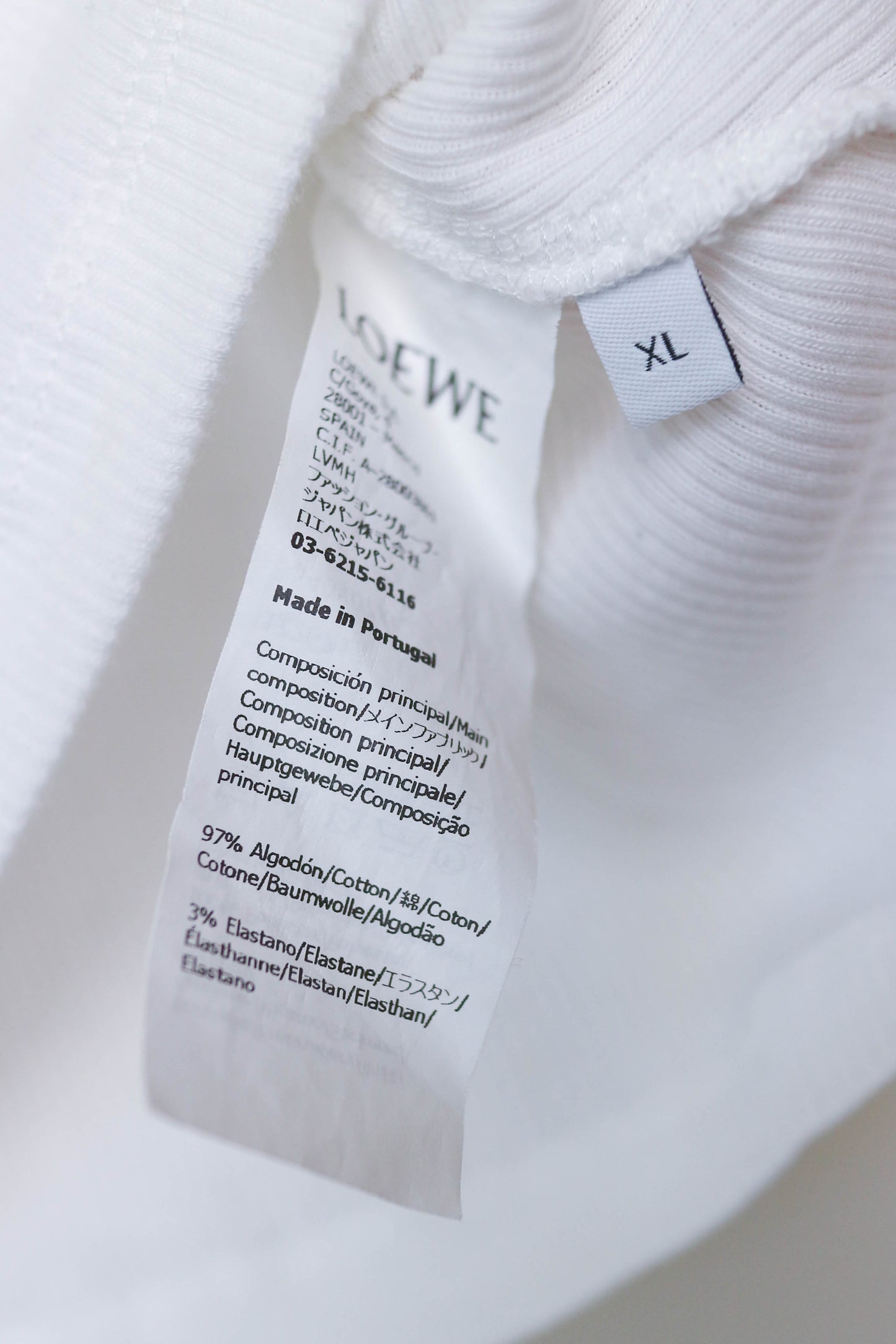 LOEWE Anagram Top White
