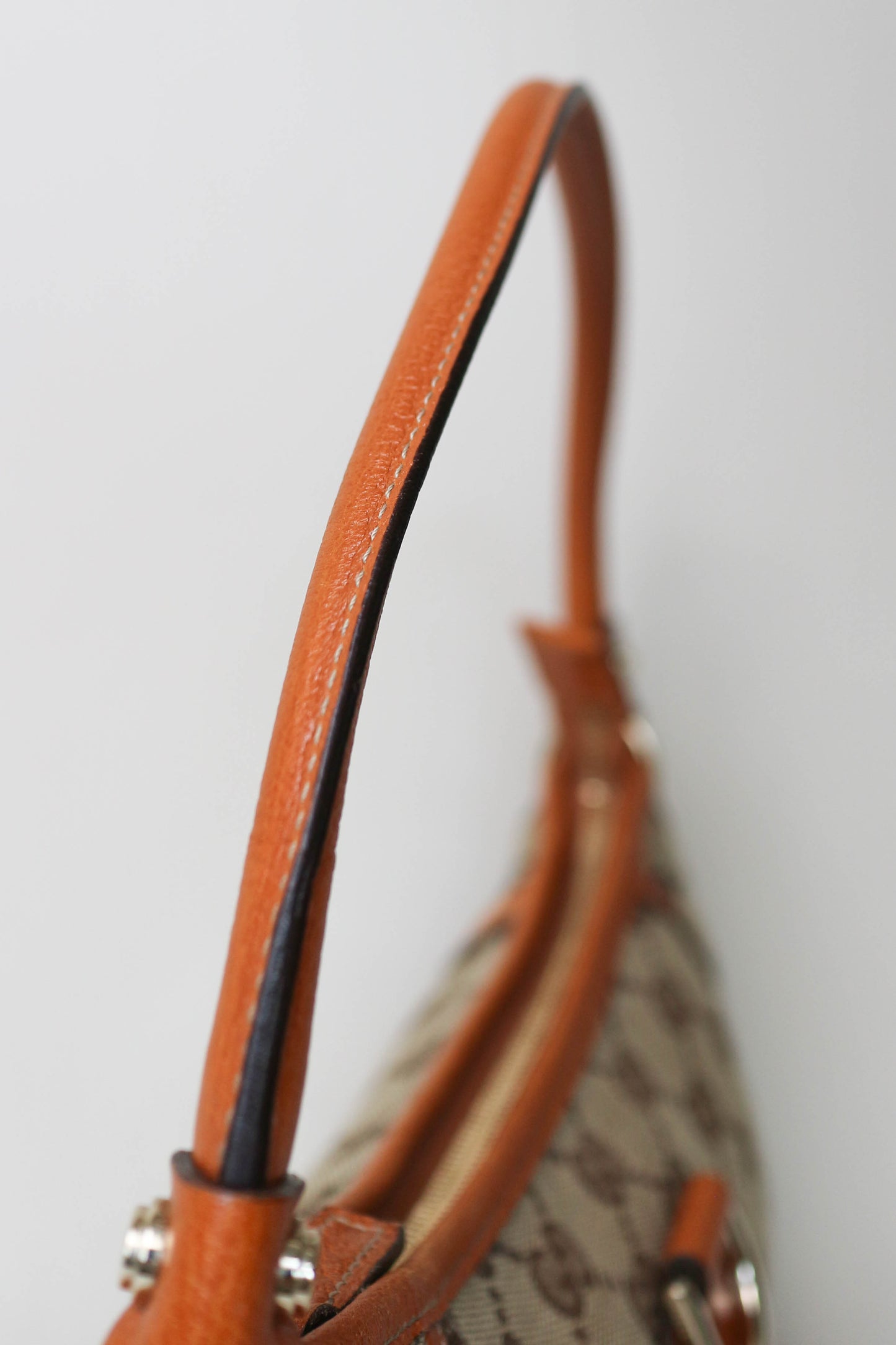 Gucci Vintage Abbey Shoulder Bag Brown