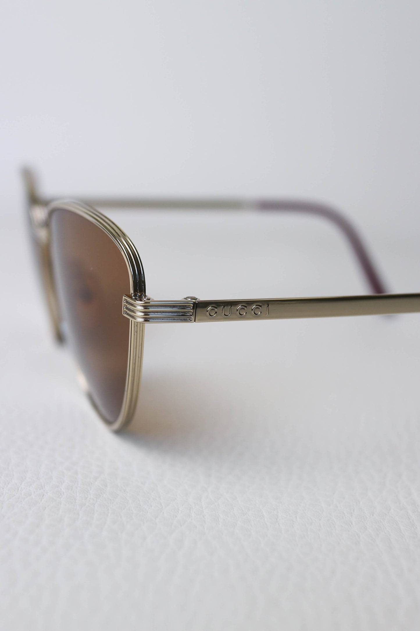 Gucci Cat Eye Sunglasses Gold