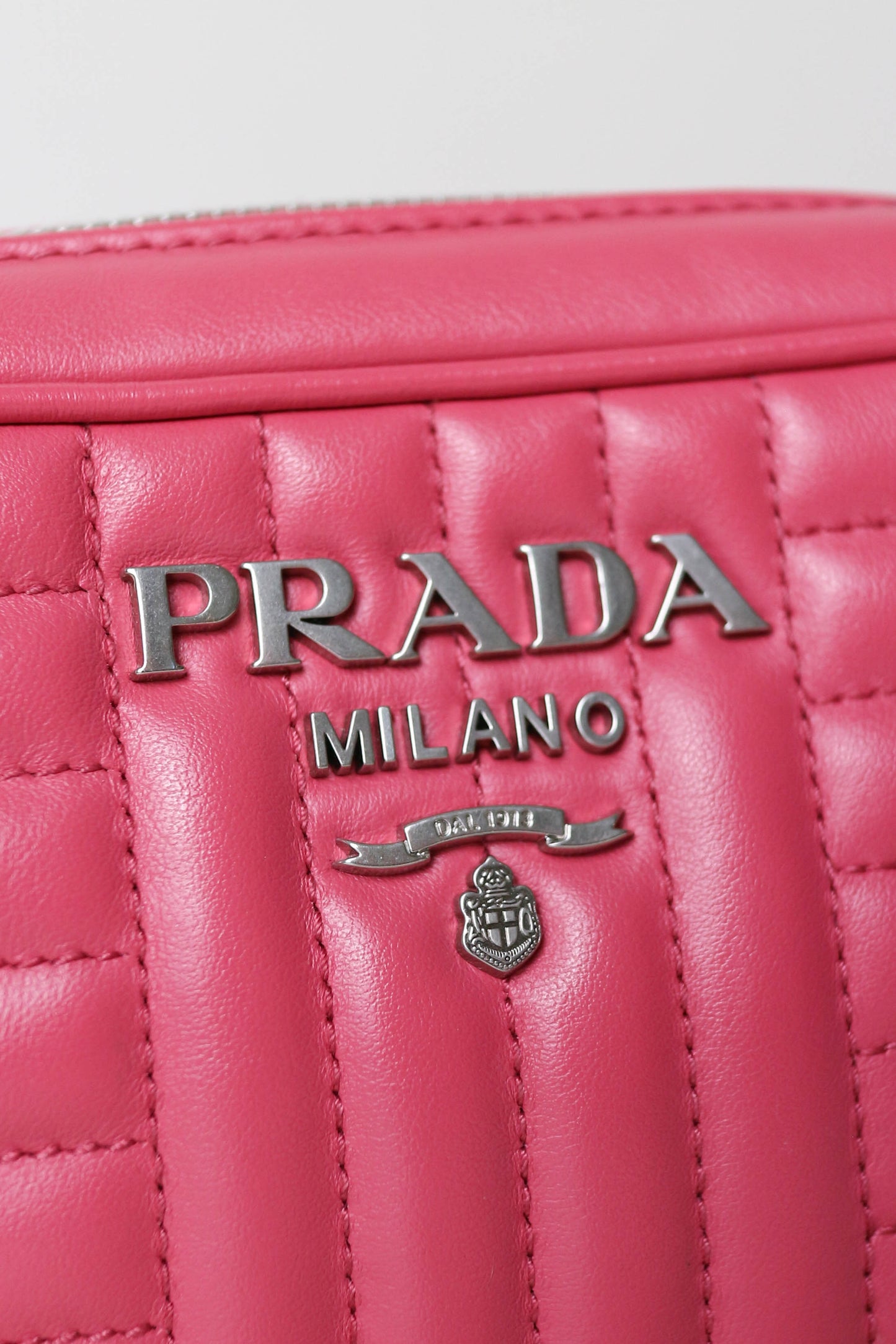 Prada Leather Crossbody Bag Pink