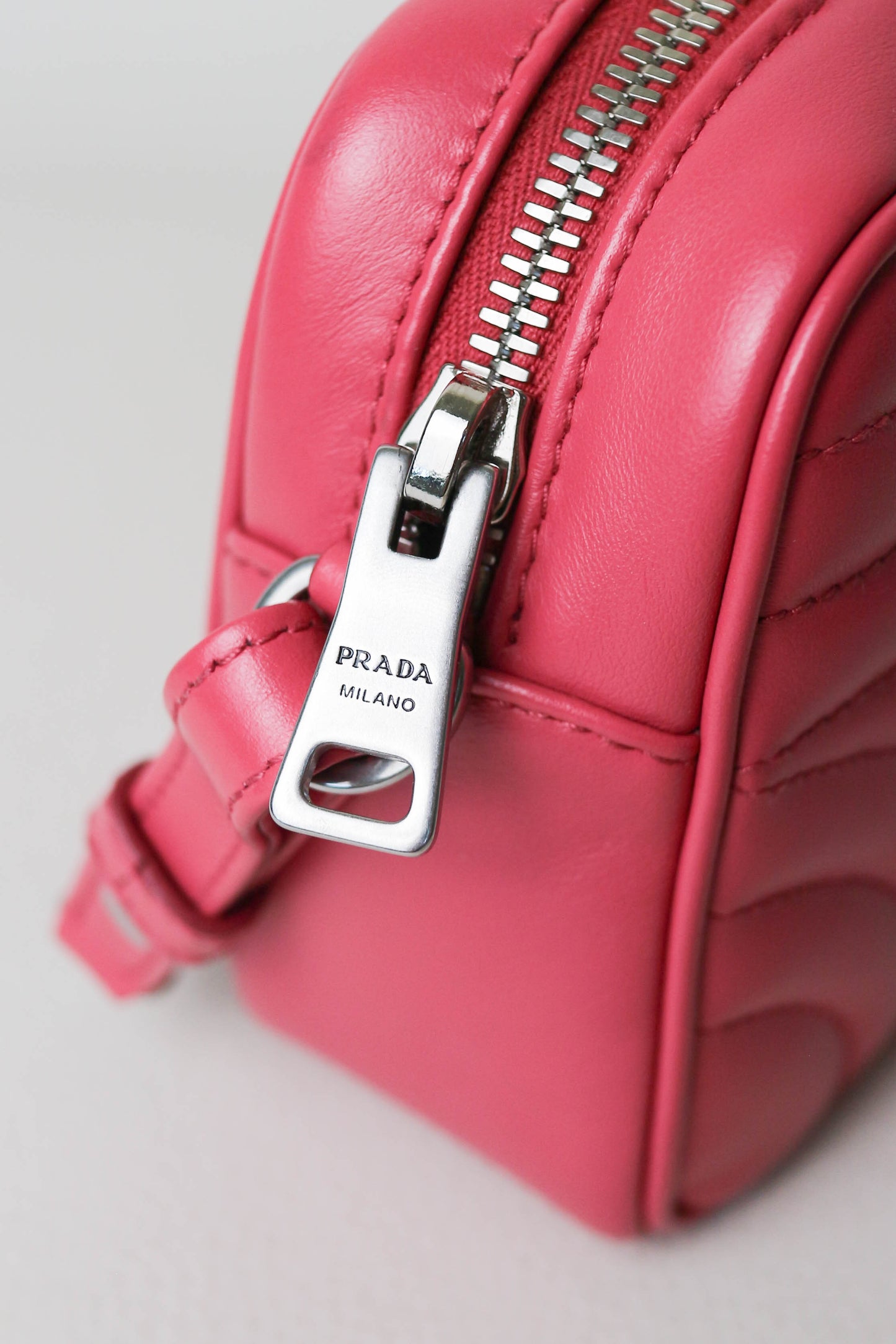 Prada Leather Crossbody Bag Pink
