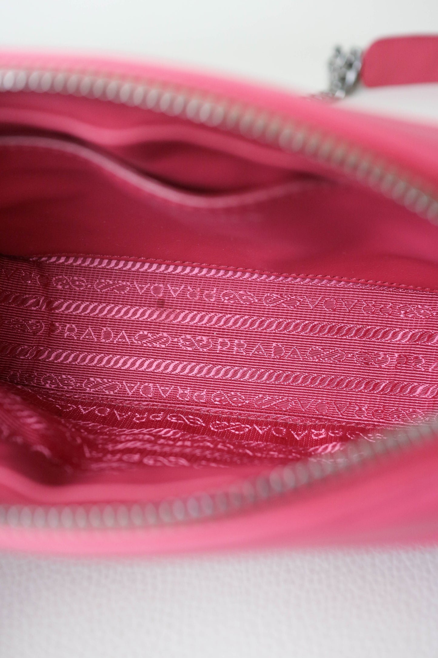 Prada Leather Crossbody Bag Pink
