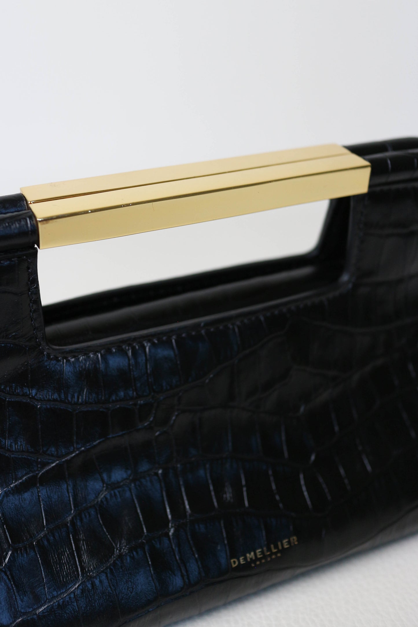 DeMellier Croco Clutch Bag