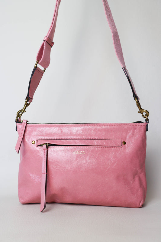 Isabel Marant Nessah Crossbody Bag Pink