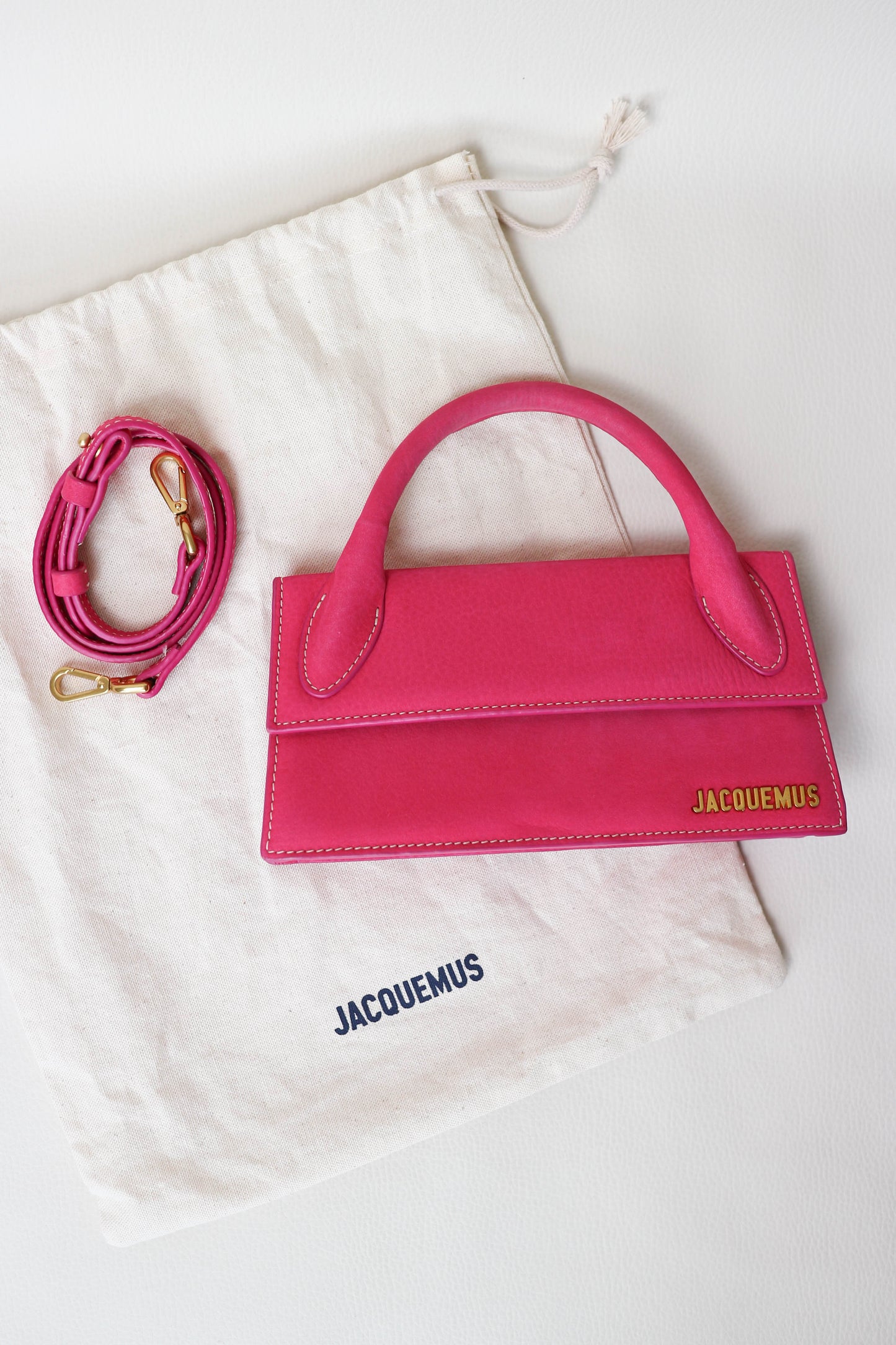 Jacquemus Le Chiquito Long Bag Pink