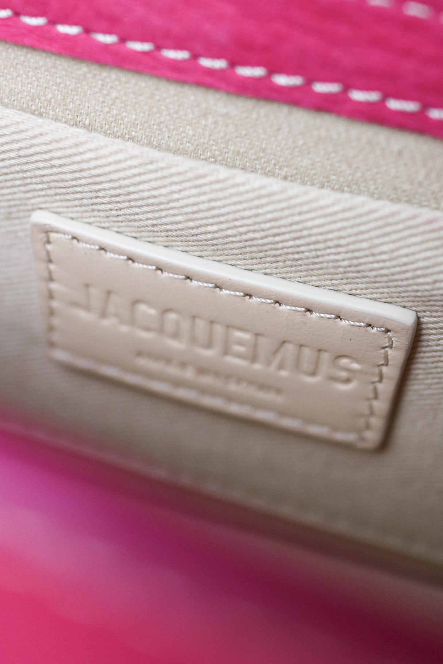 Jacquemus Le Chiquito Long Bag Pink