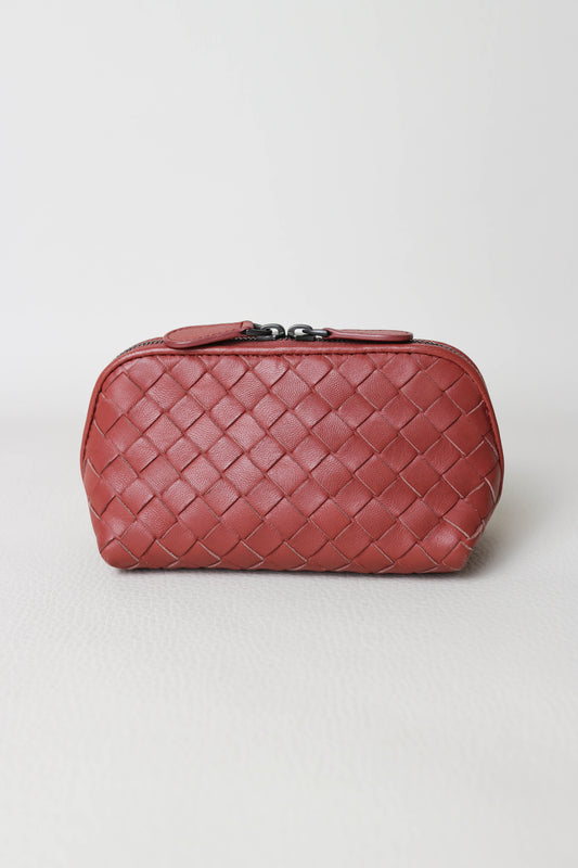 Bottega Veneta Mini Intrecciato Toiletry Pouch