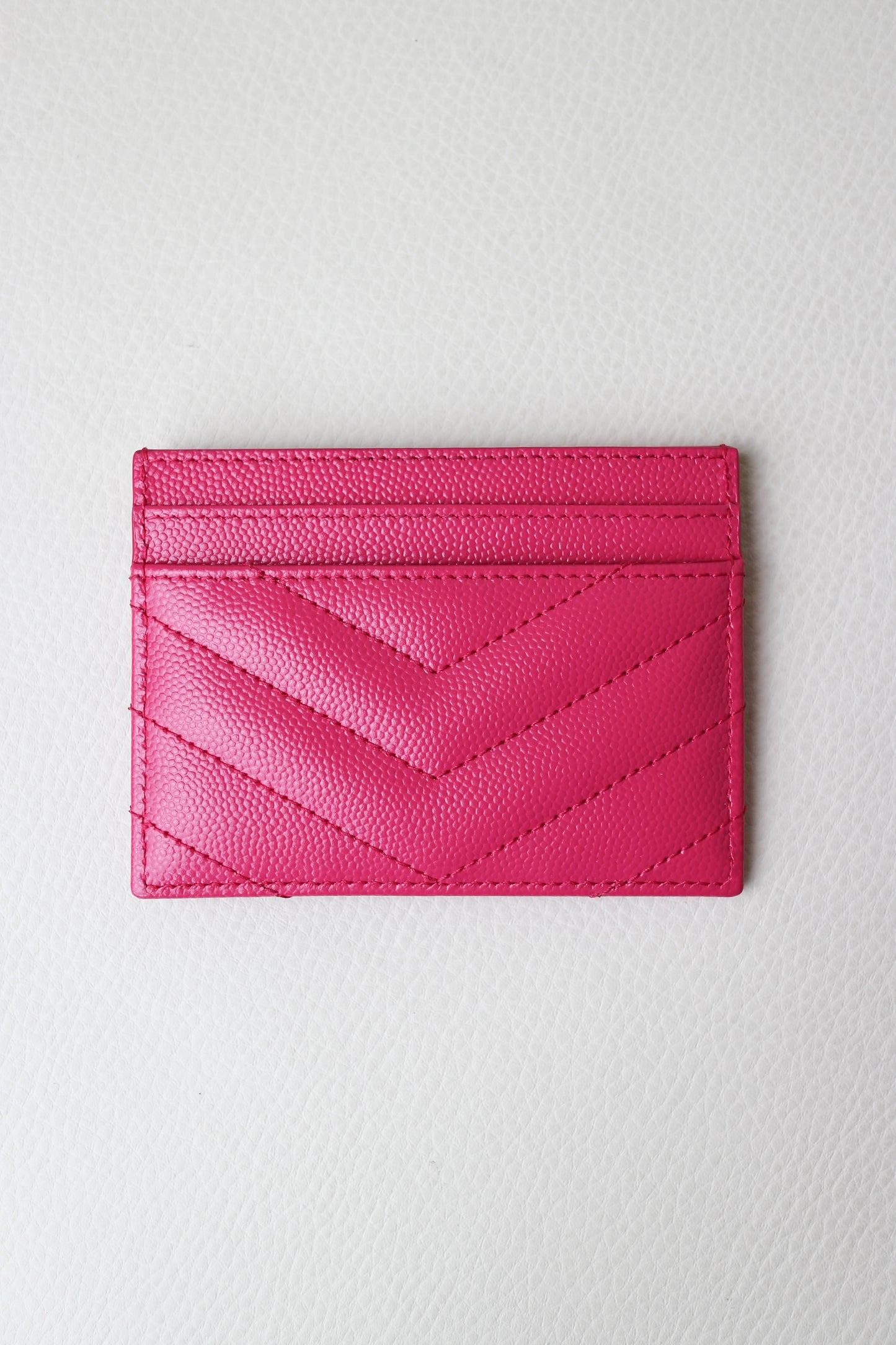 Saint Laurent Cassandre Card Holder Pink