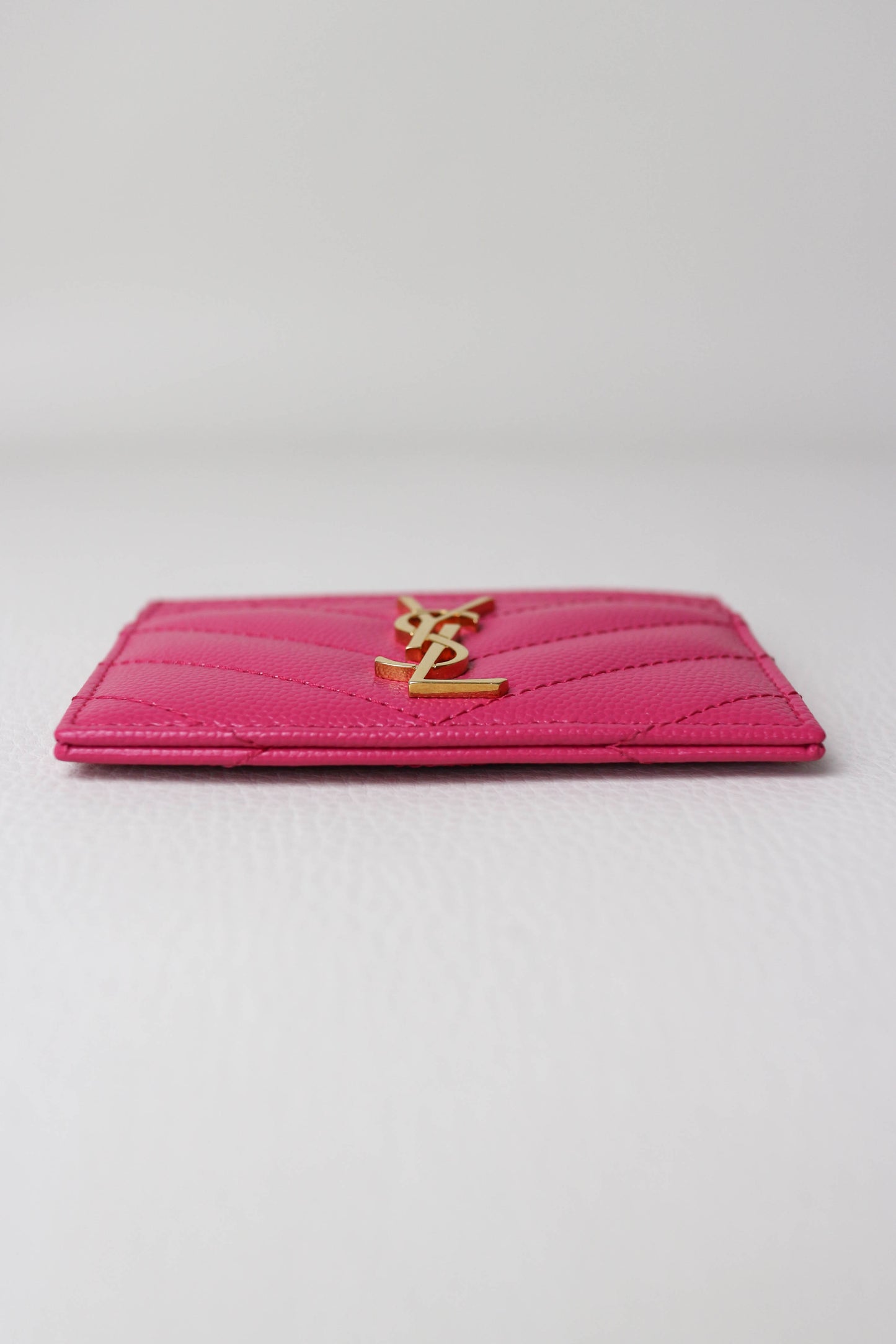 Saint Laurent Cassandre Card Holder Pink
