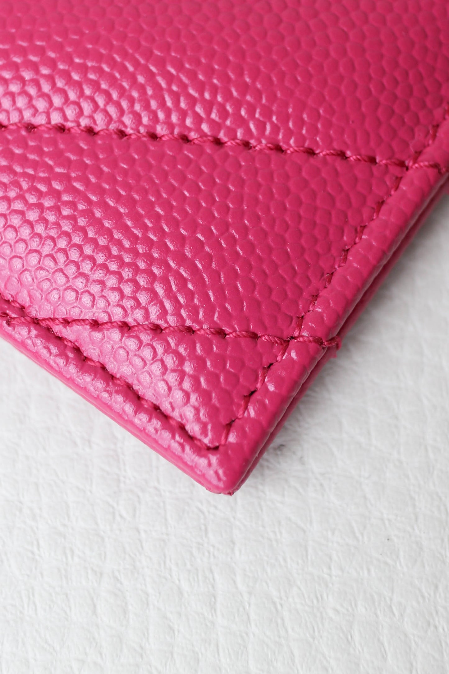 Saint Laurent Cassandre Card Holder Pink
