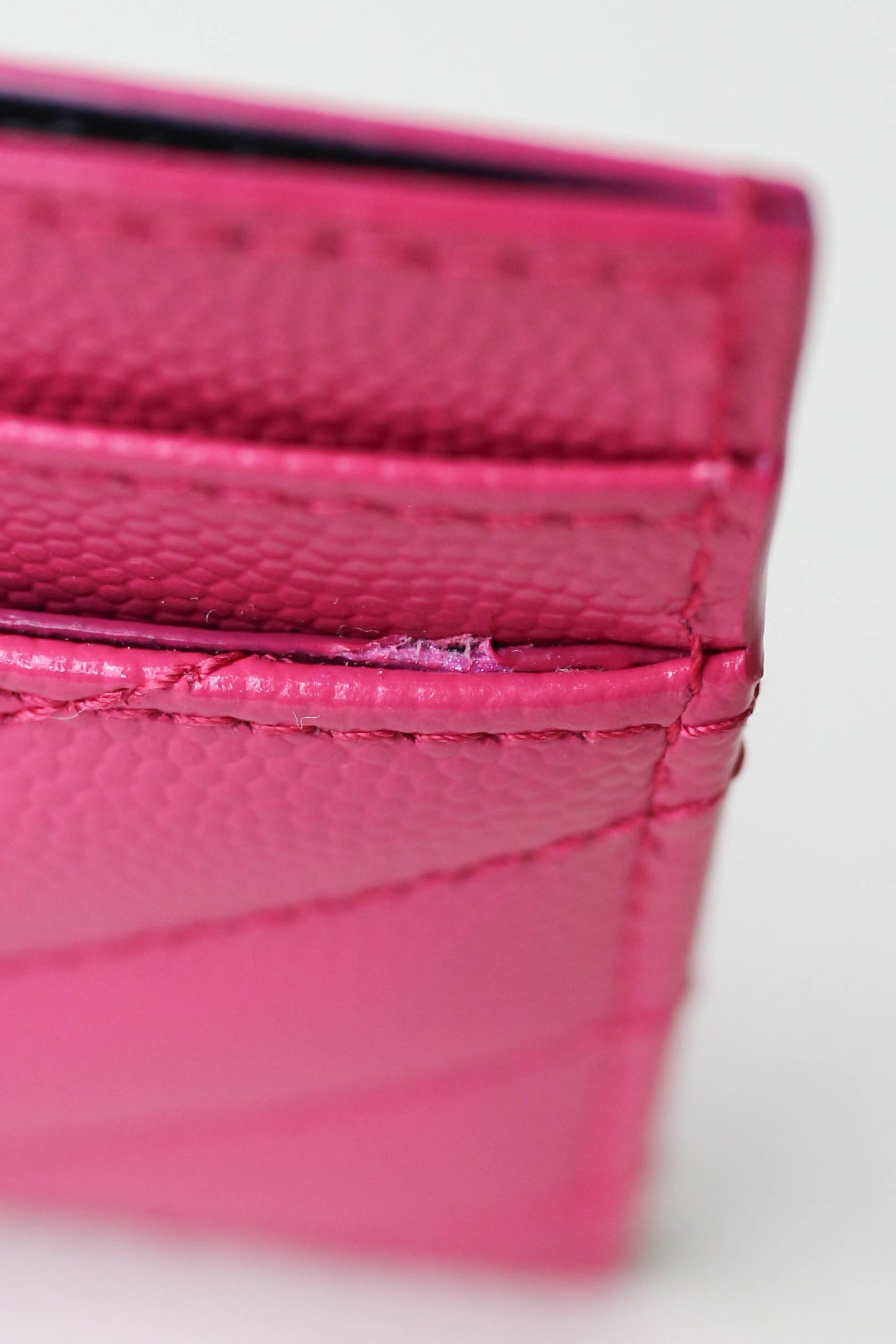 Saint Laurent Cassandre Card Holder Pink