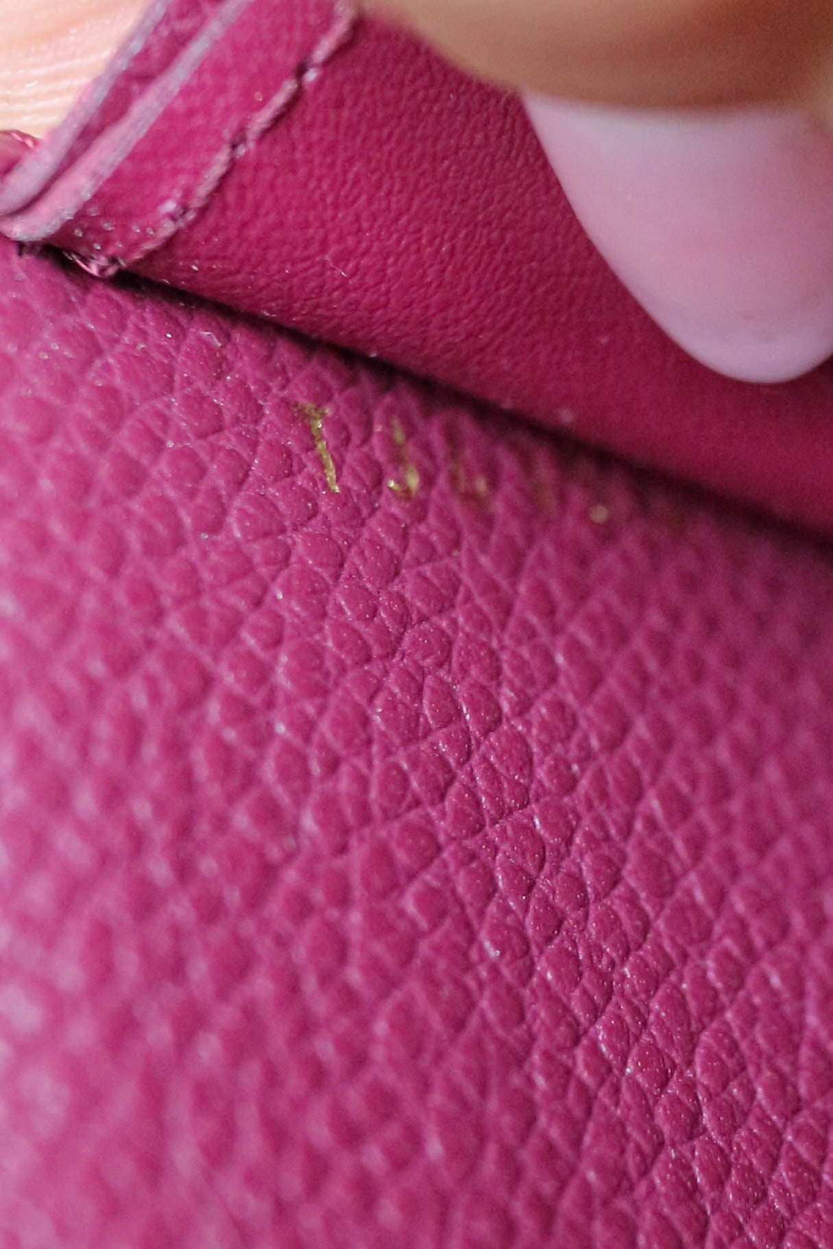 Louis Vuitton Empreinte Pochette Bag Burgundy