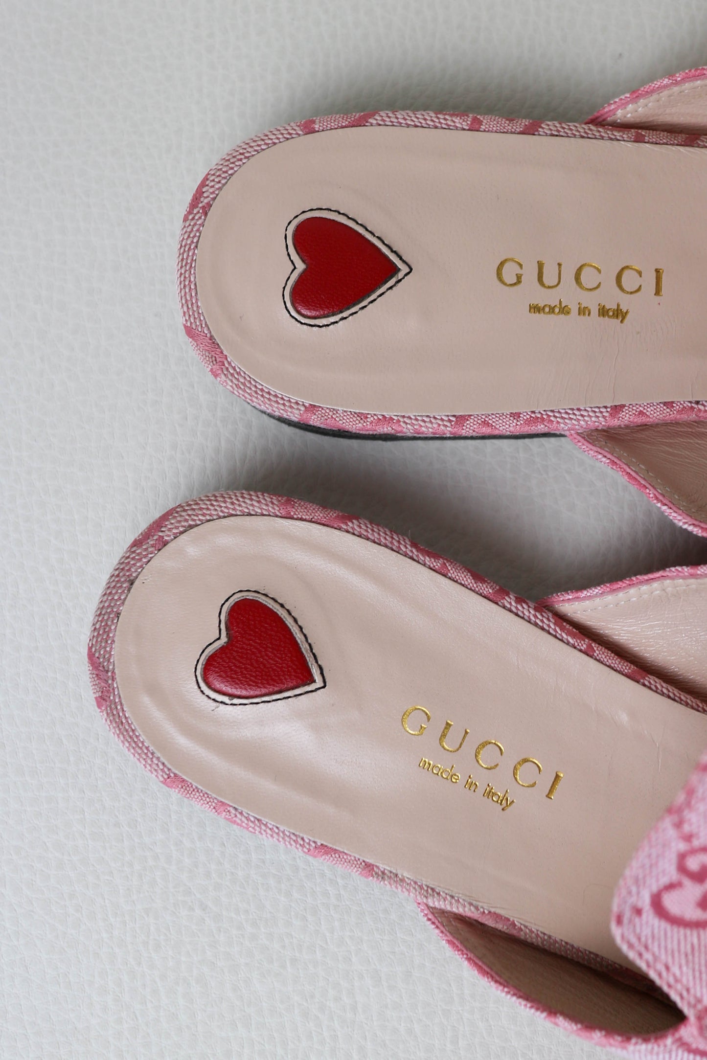 Gucci Princetown Loafers Pink