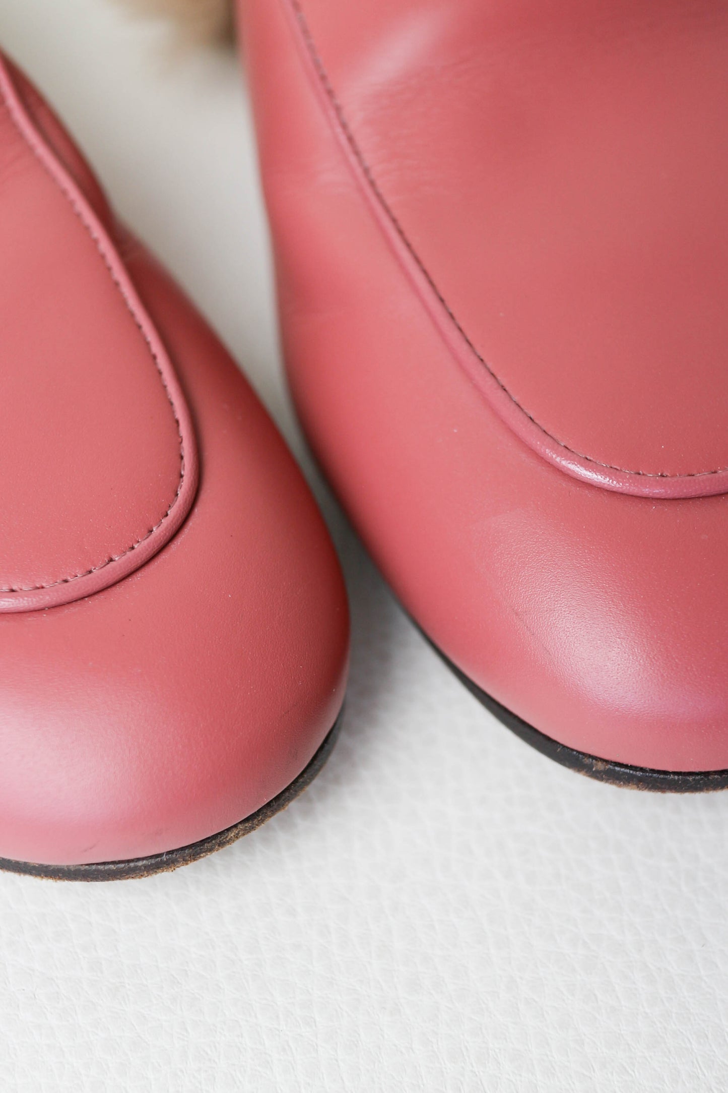 Gucci Princetown Fur Loafers Pink