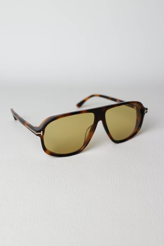 Tom Ford Aviator Tinted Sunglasses Tortoise
